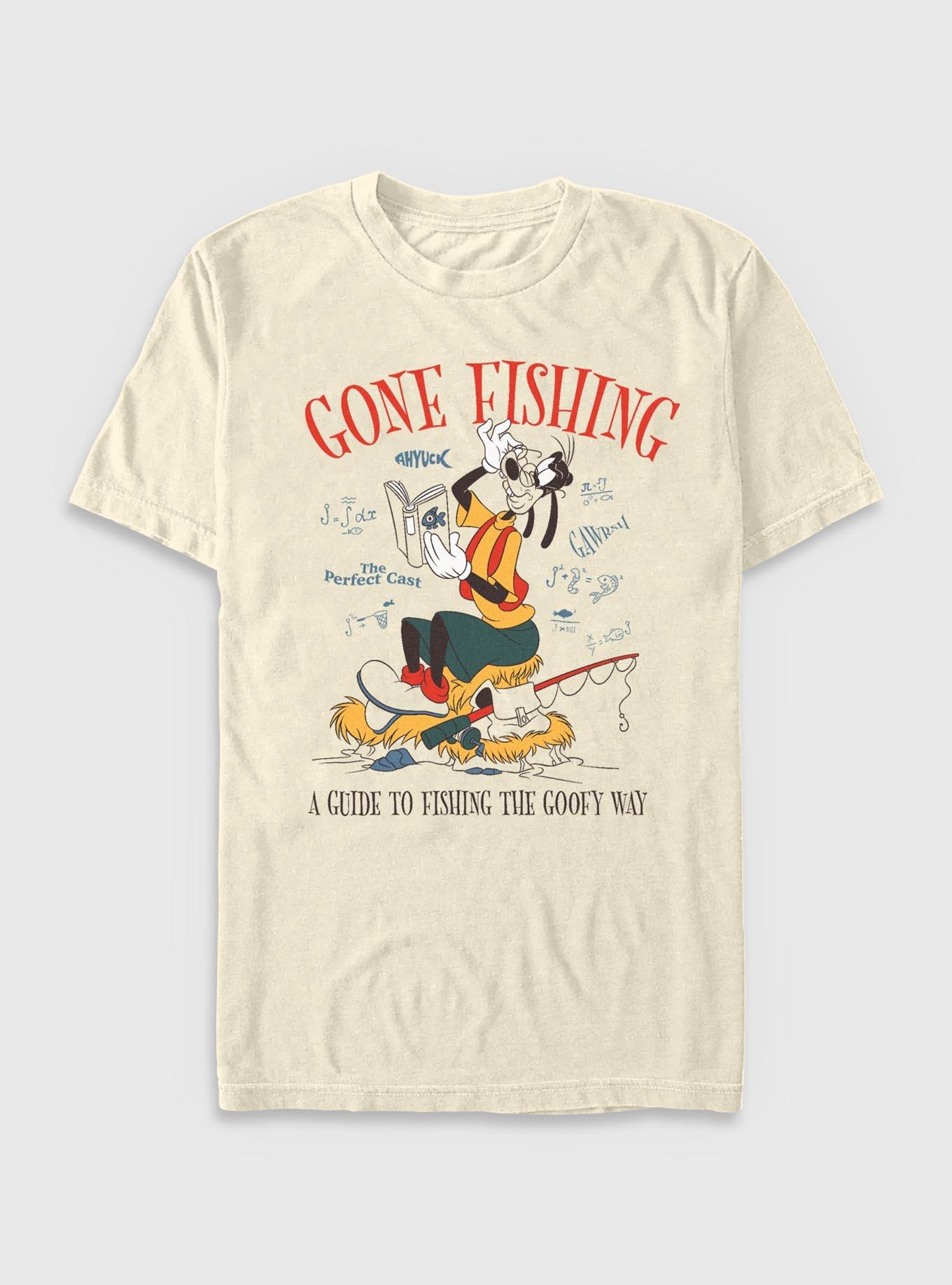 Disney Goofy Gone Fishing T-Shirt T-Shirt – Top Trending Graphic | Great Gift for Fans