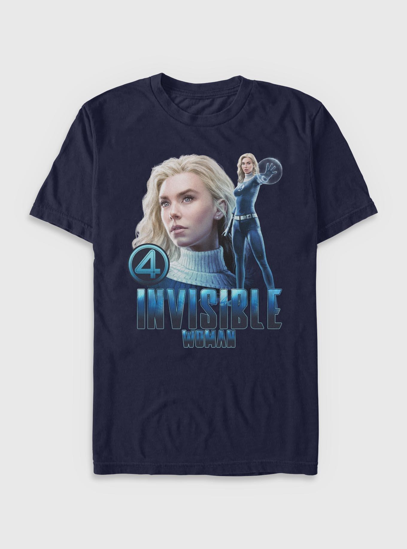 Marvel The Fantastic Four First Steps The Invisible Woman T-Shirt T-Shirt – High Detail Graphic | Perfect for Daily Wear