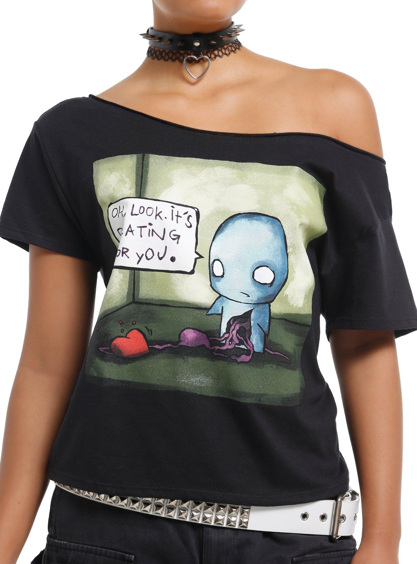 Pon And Zi Heart Beating For You Girls OffTheShoulder TShirt Graphic Tee | Graphic Tee | Unisex Shirt | High-Quality Print