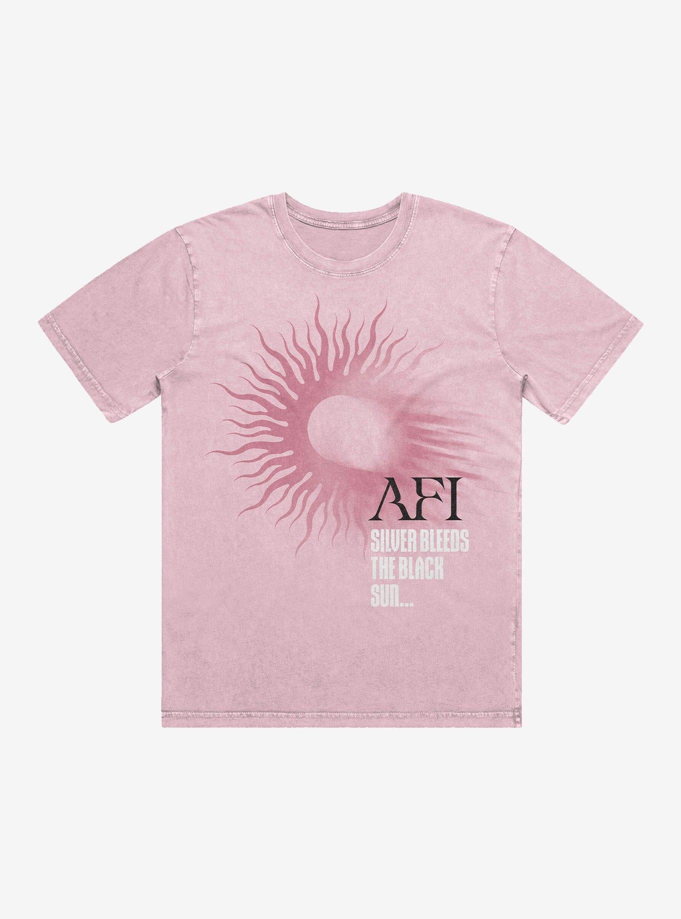 AFI Silver Bleeds The Black Sun… Pink T-Shirt Hot Topic Exclusive