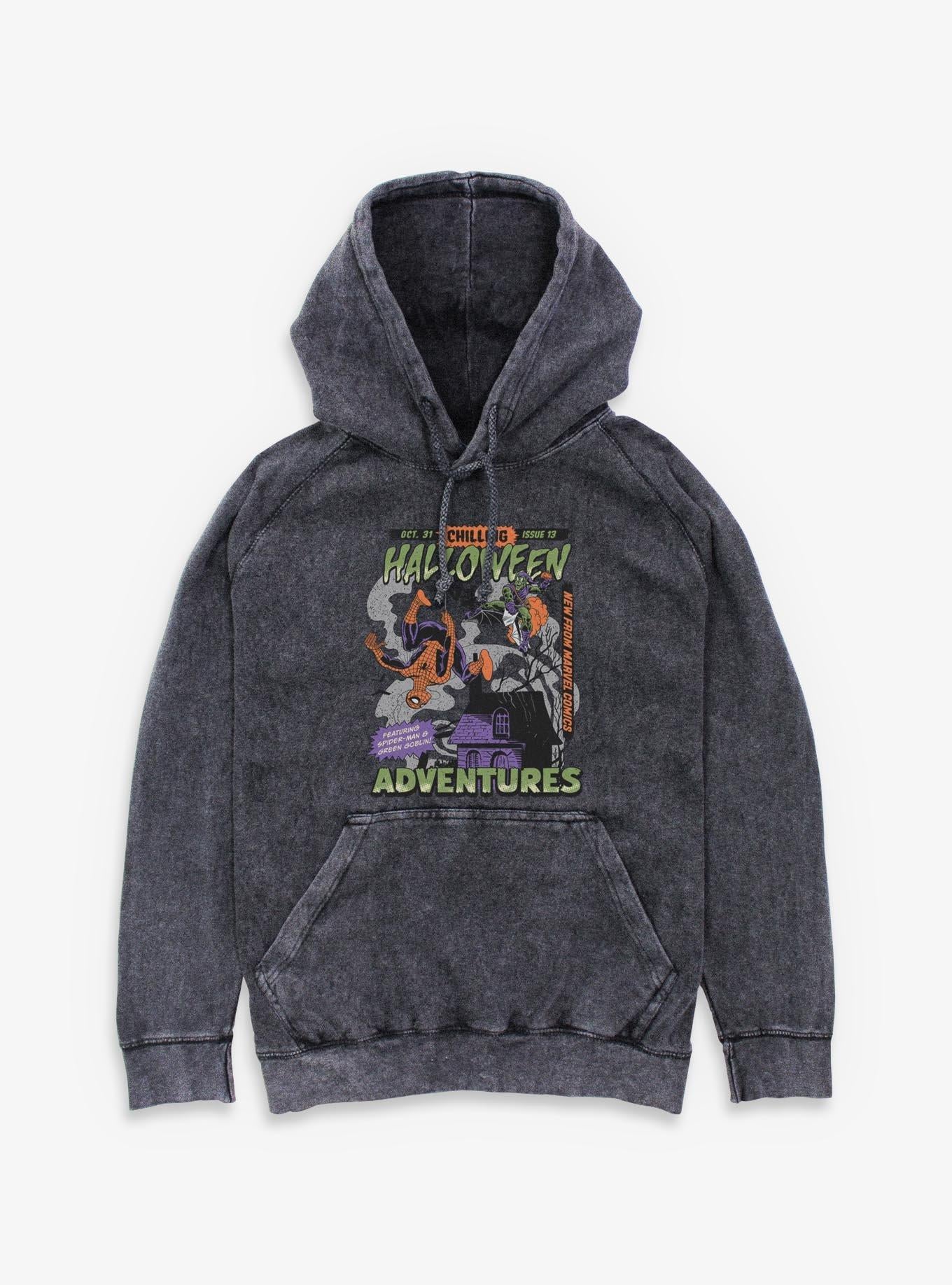 Marvel Spider-Man Halloween Adventures Mineral Wash Hoodie