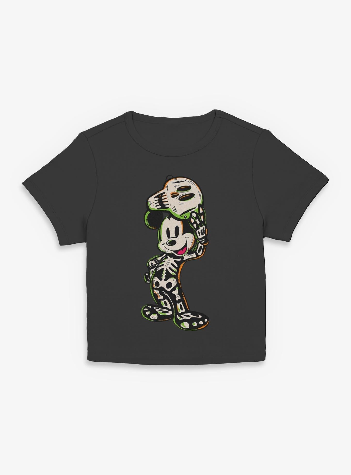 Disney Mickey Mouse Halloween Skeleton Girls Baby T-Shirt