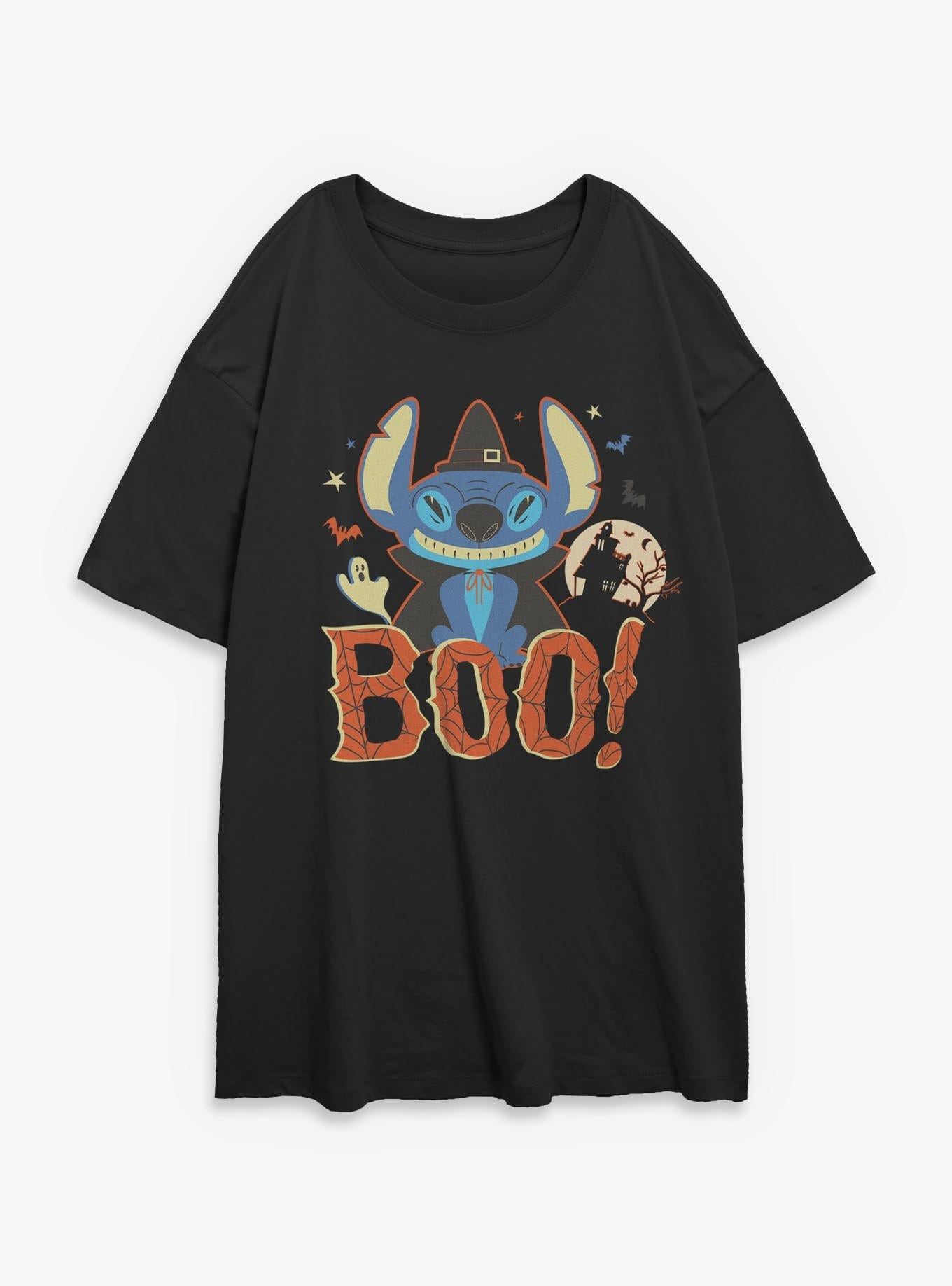 Disney Lilo & Stitch Halloween Witch Costume Girls Oversized T-Shirt