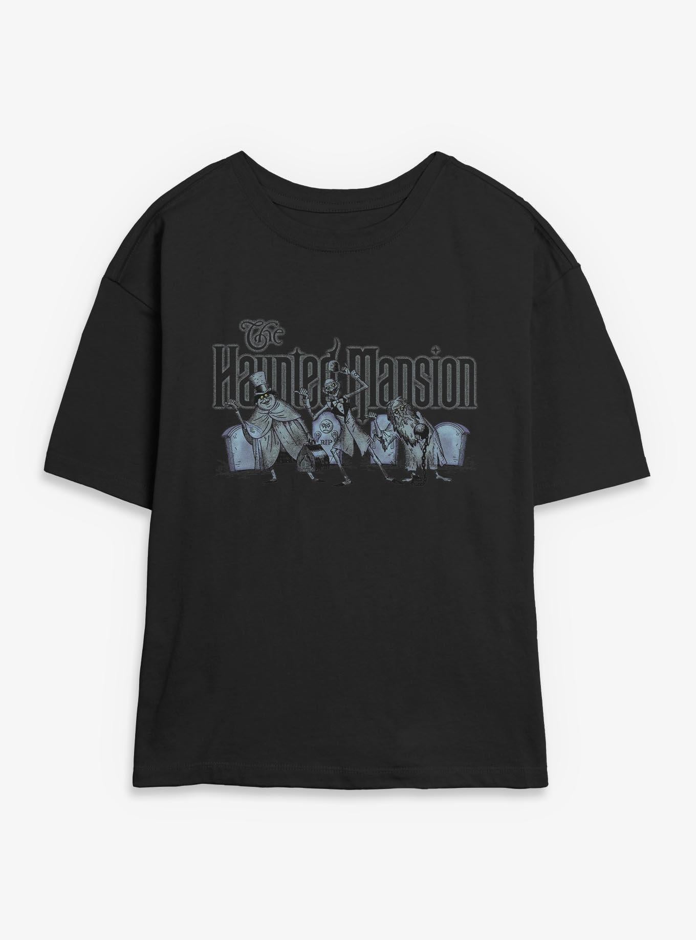 Disney The Haunted Mansion Spooky Hitchhiking Ghost Girls Skimmer T-Shirt