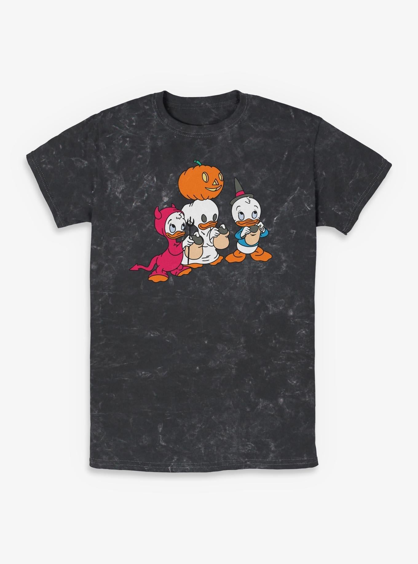 Disney's DuckTales Huey Dewey Louie Trick Or Treat Costumes Mineral Wash T-Shirt