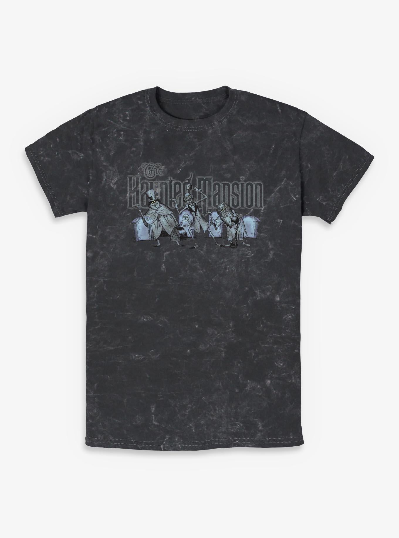 Disney The Haunted Mansion Spooky Hitchhiking Ghost Mineral Wash T-Shirt