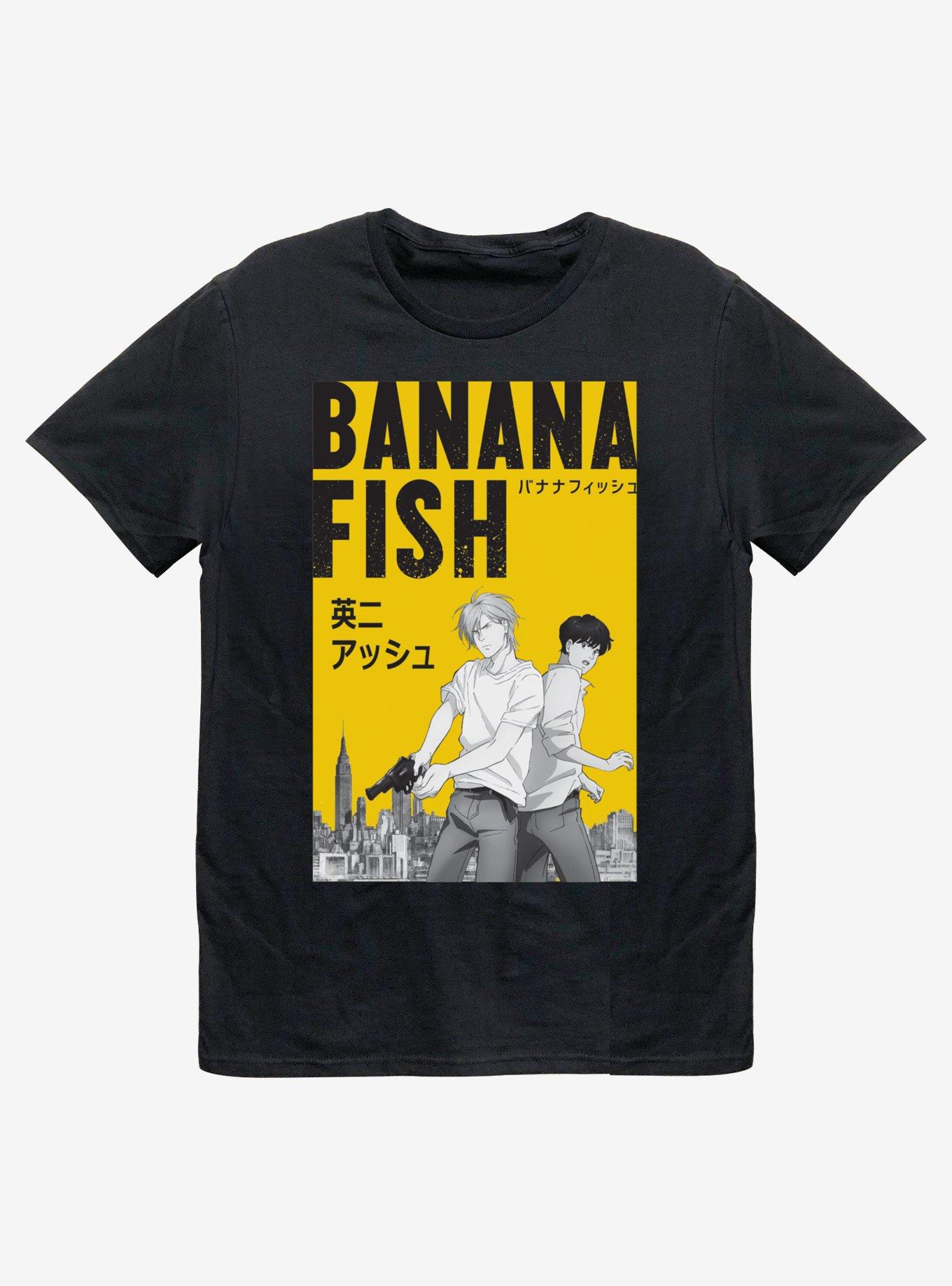Banana Fish Yellow Tonal Poster TShirt Graphic Tee | Graphic Tee | Unisex Shirt | Soft Comfortable Wear