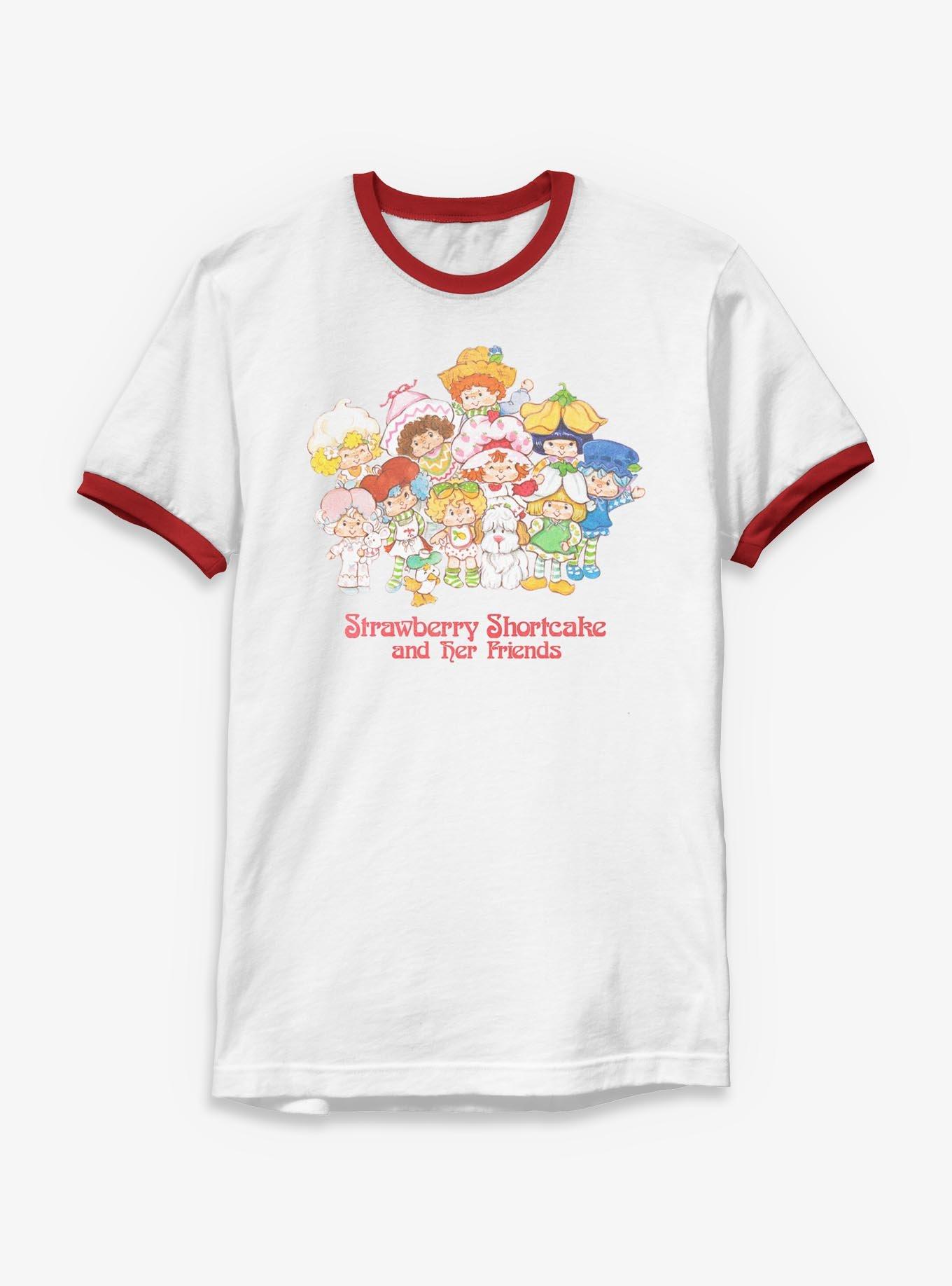 Strawberry Shortcake Strawberry And Her Friends Ringer TShirt T-Shirt | Top Trending Graphic | Limited Christmas Style