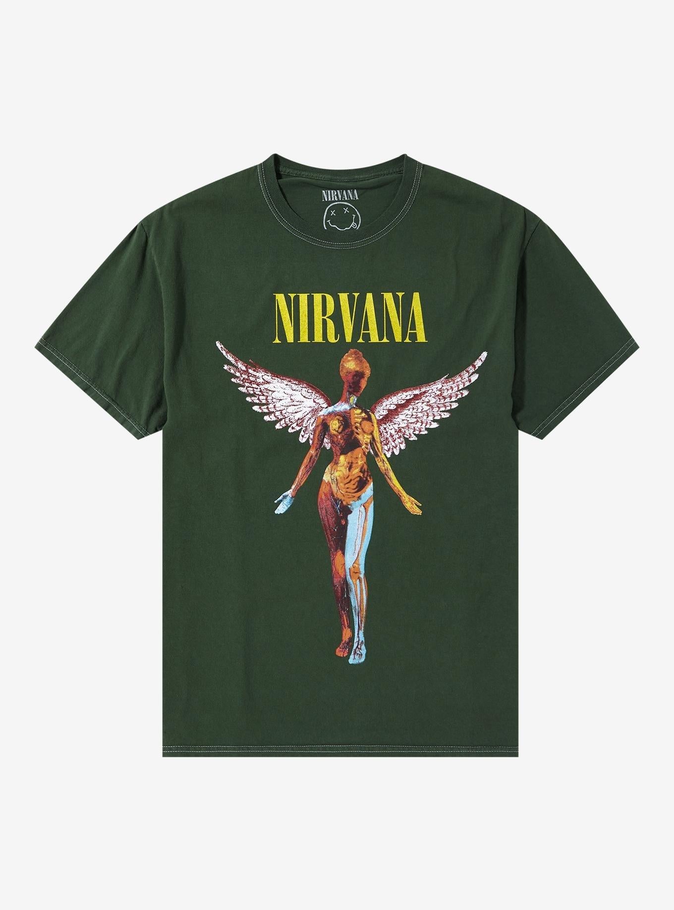 Nirvana In Utero Angel Green Girls TShirt Graphic Tee | Graphic Tee | Unisex Shirt | Best-Selling Design