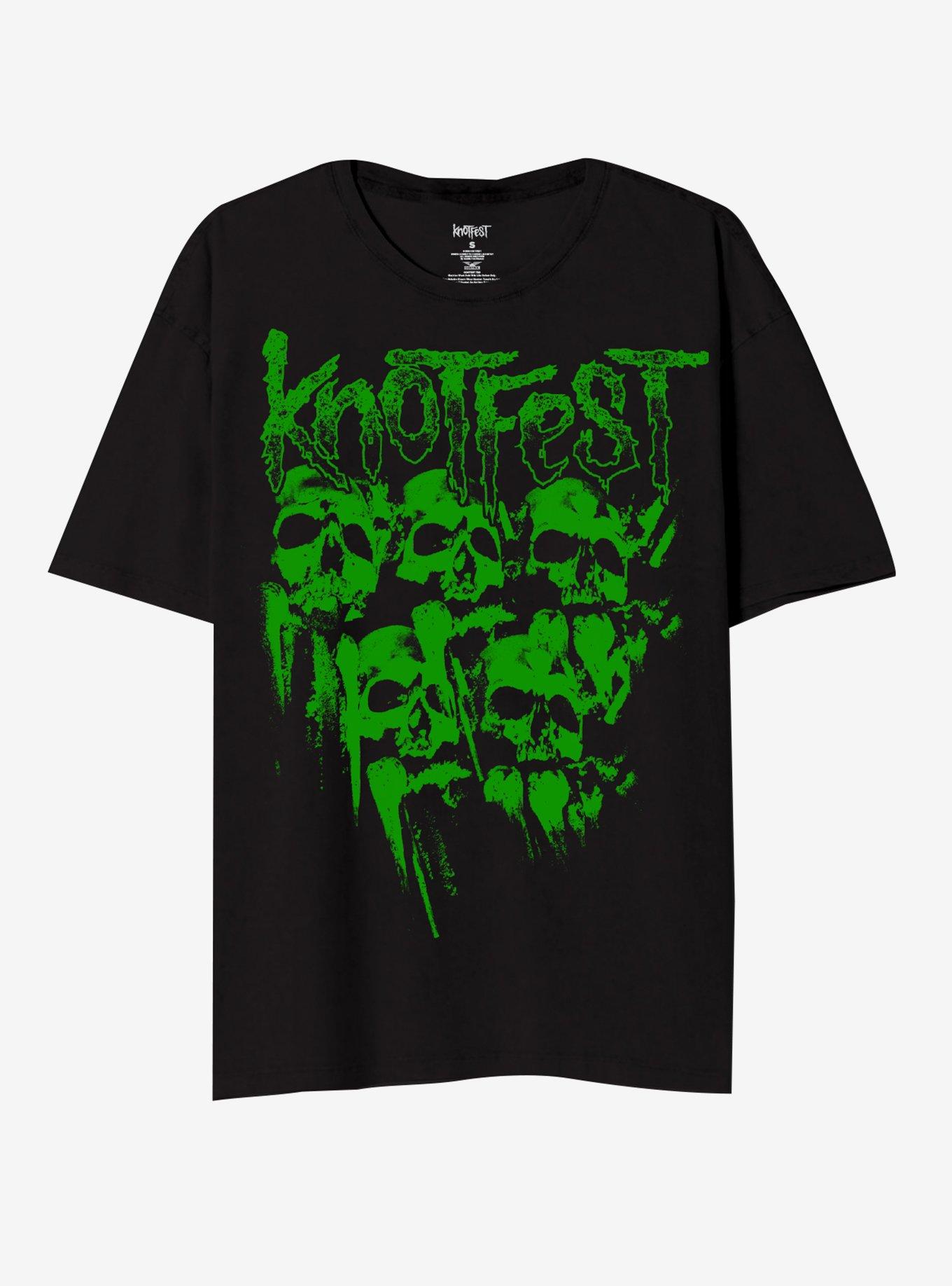 Slipknot Knot Fest Skulls GlowInTheDark TShirt Graphic Tee | Graphic Tee | Unisex Shirt | Premium Quality Apparel