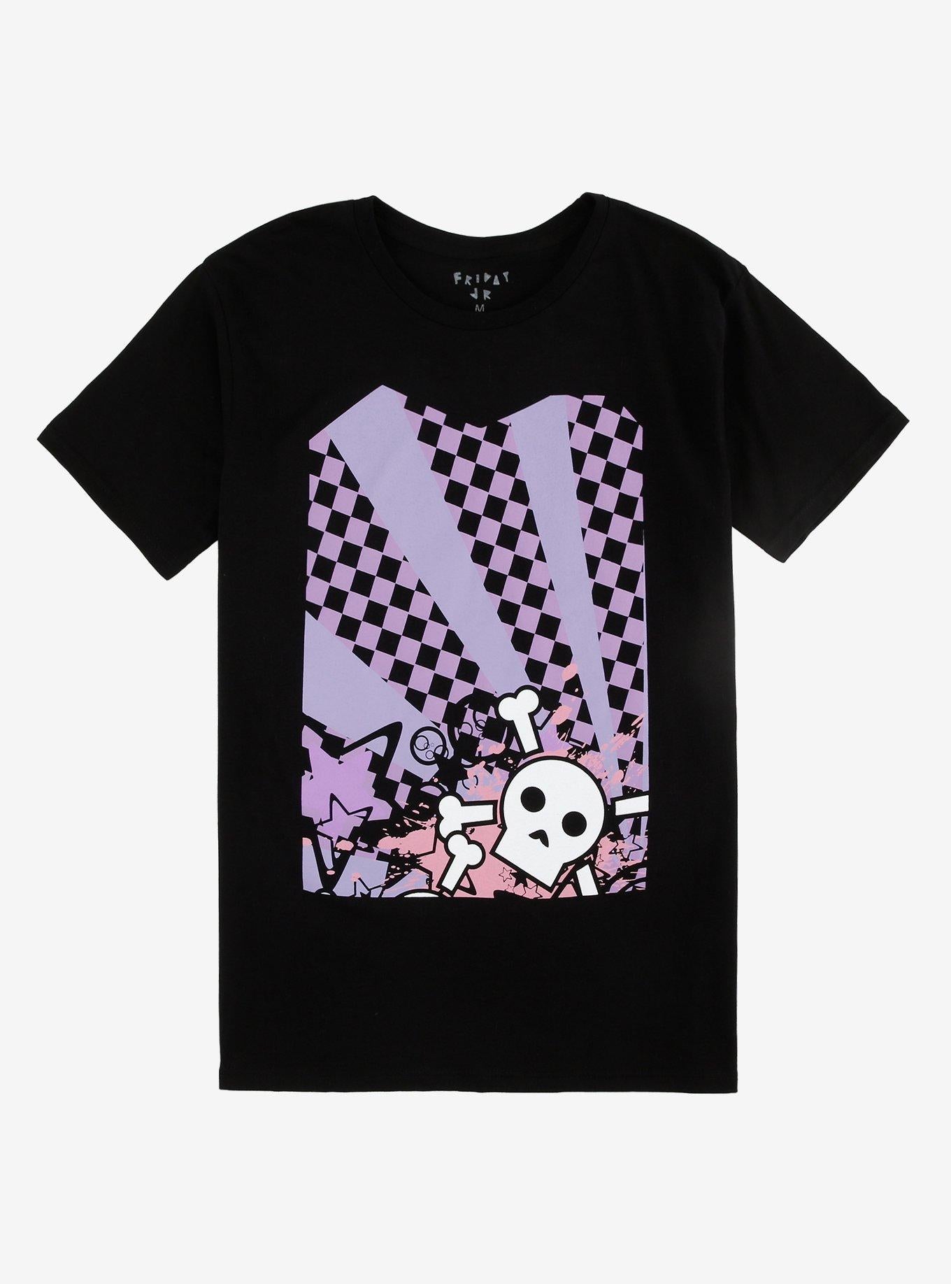 Scene Kid Skull TShirt By Friday Jr Graphic Tee | Graphic Tee | Unisex Shirt | Soft Comfortable Wear