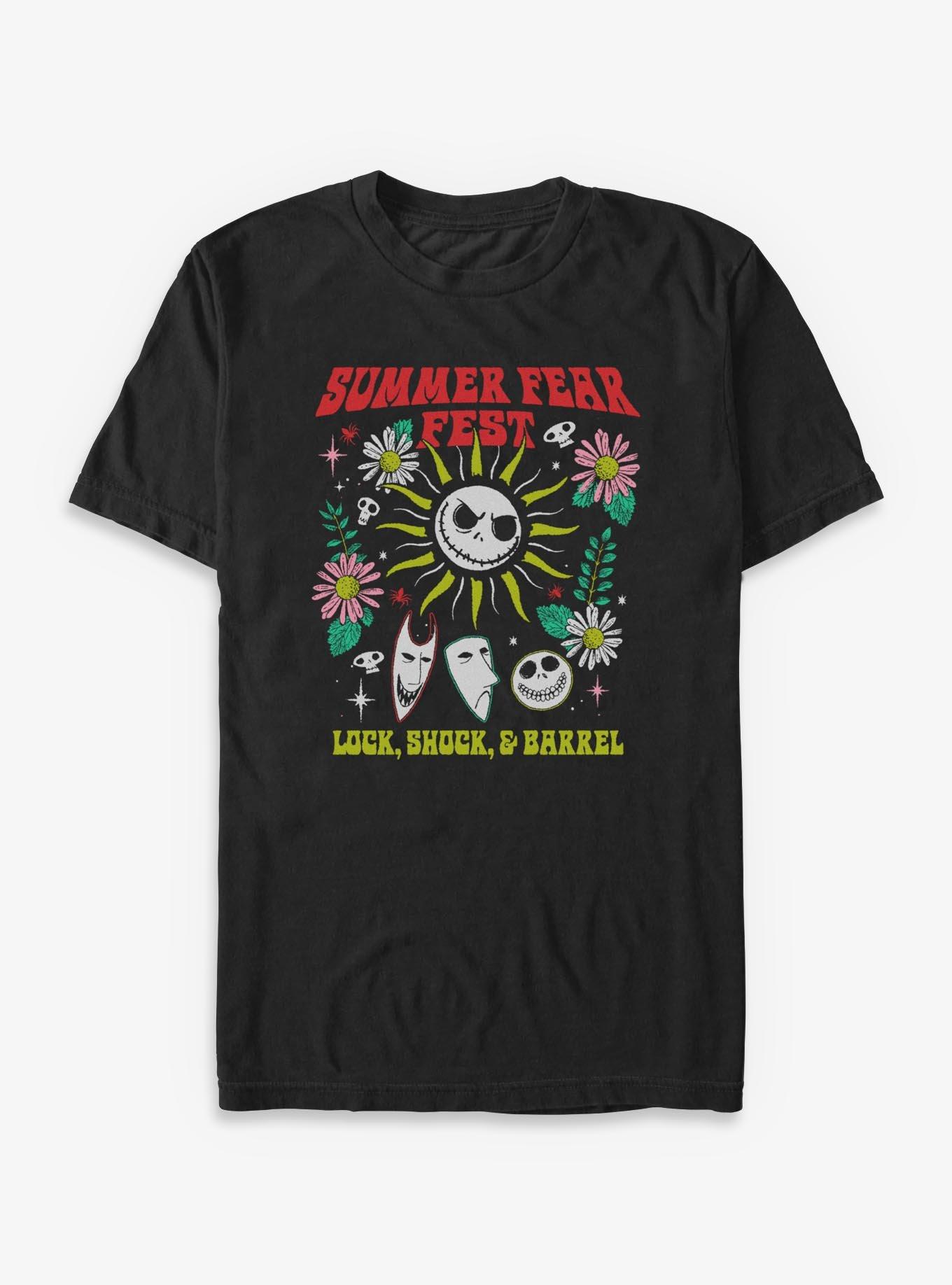 Disney The Nightmare Before Christmas Summer Fear Fest TShirt T-Shirt | Best-Selling Design | Great For Christmas Season