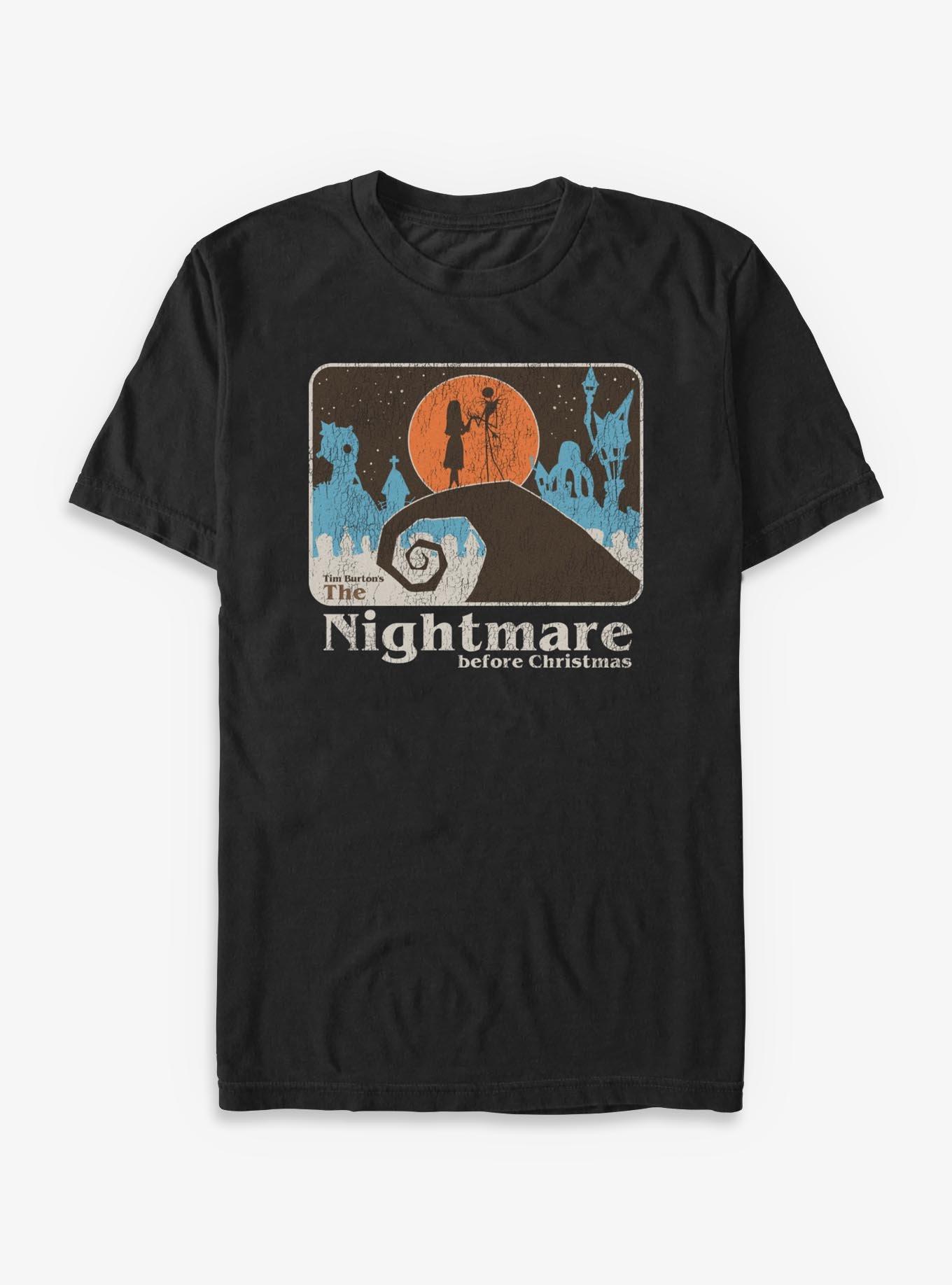 Disney The Nightmare Before Christmas Jack Sally Hill Pose TShirt T-Shirt | Cute Festive Style | Trending Festive Apparel