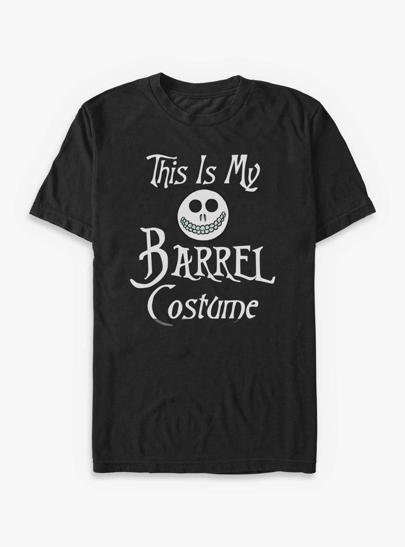 Disney The Nightmare Before Christmas Barrel Costume TShirt T-Shirt | Fan Favorite Artwork | Limited Christmas Style