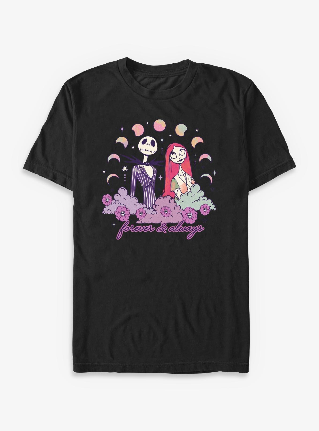 Disney The Nightmare Before Christmas Sally Jack Moons TShirt T-Shirt | High-Quality Print | Trending Festive Apparel