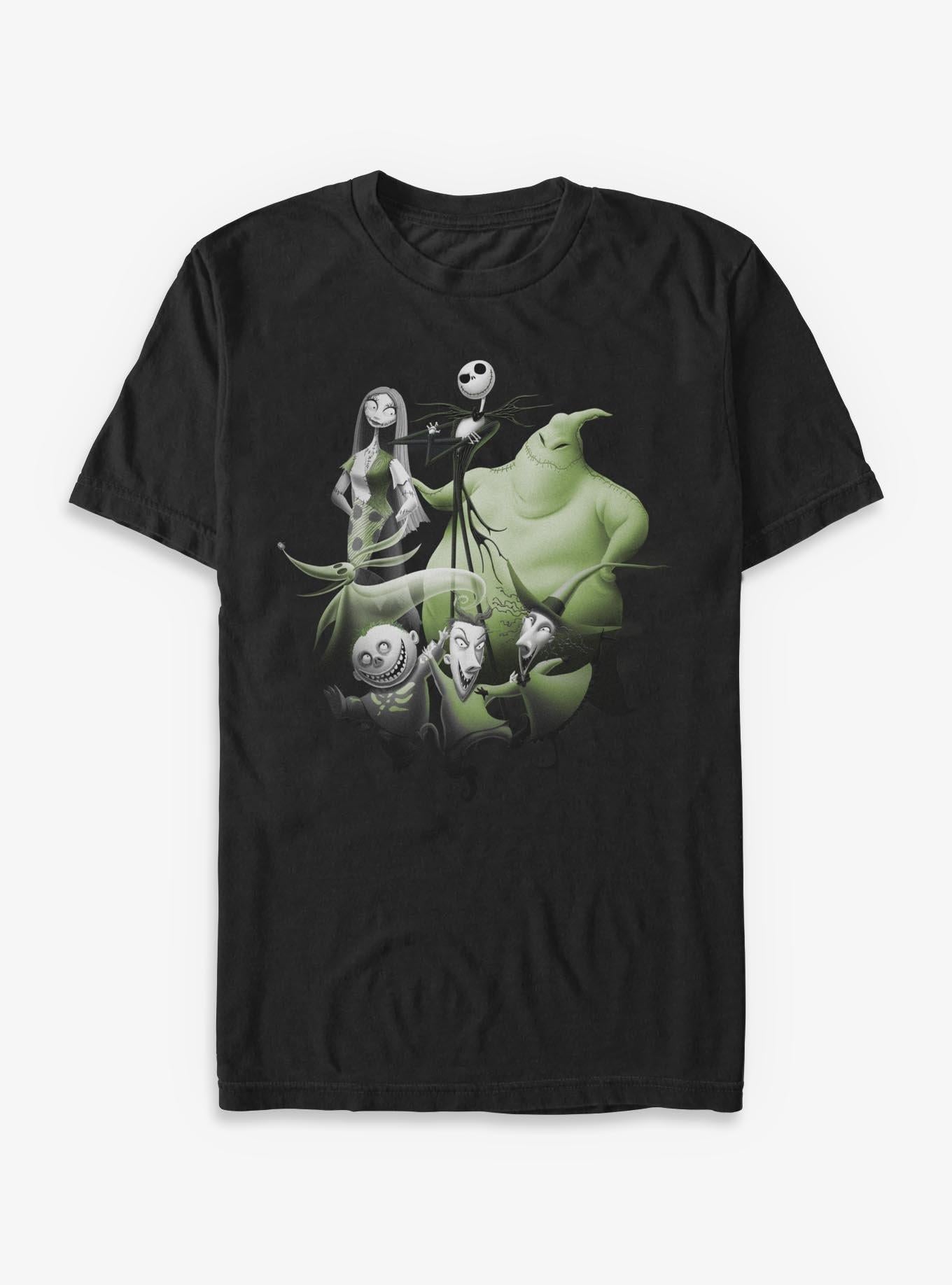 Disney The Nightmare Before Christmas Character Groupshot TShirt T-Shirt | Seasonal Must-Have | Perfect Holiday Gift
