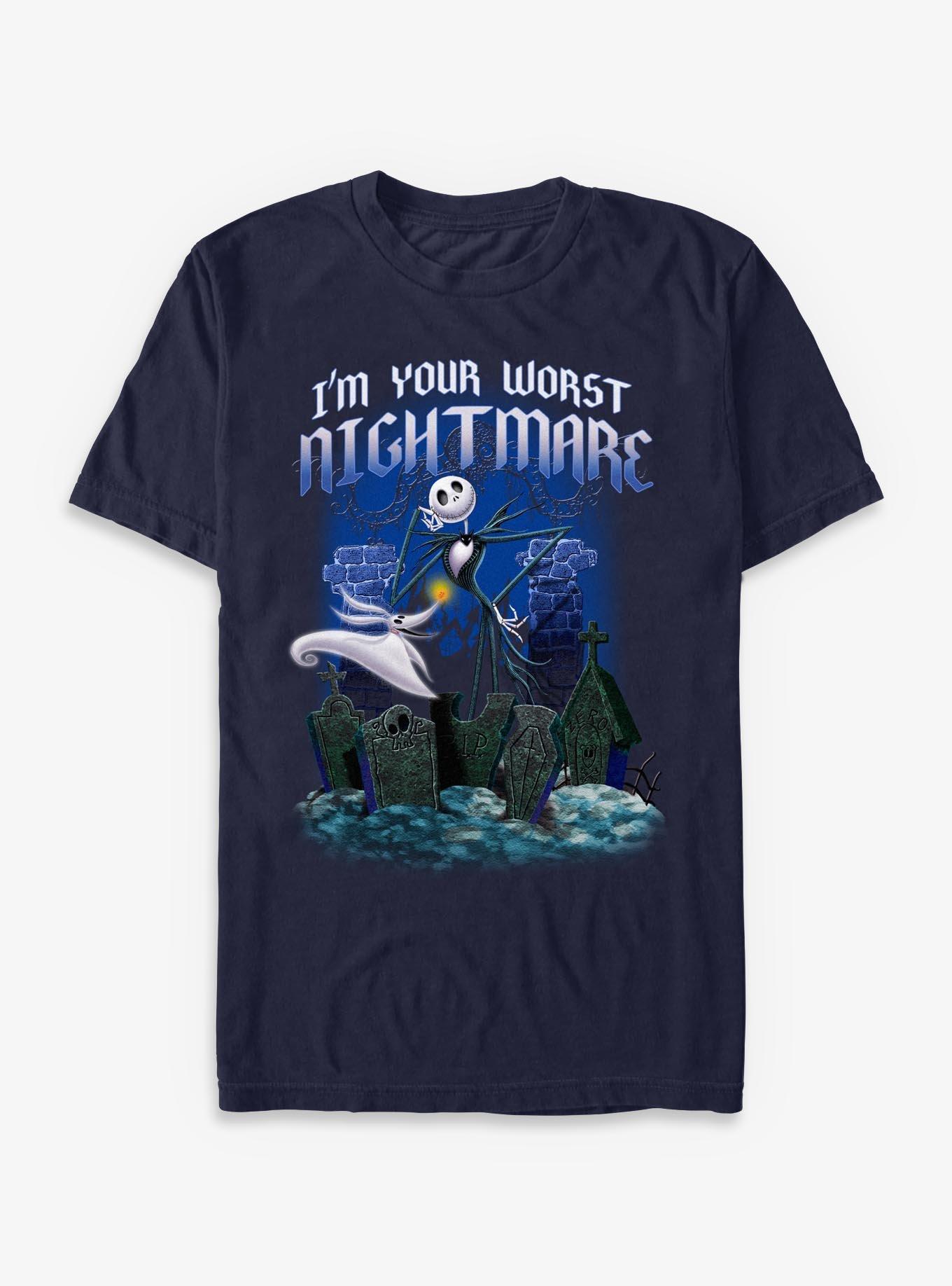 Disney The Nightmare Before Christmas Jack Tombstone Blues TShirt T-Shirt | Premium Graphic | Trending Festive Apparel