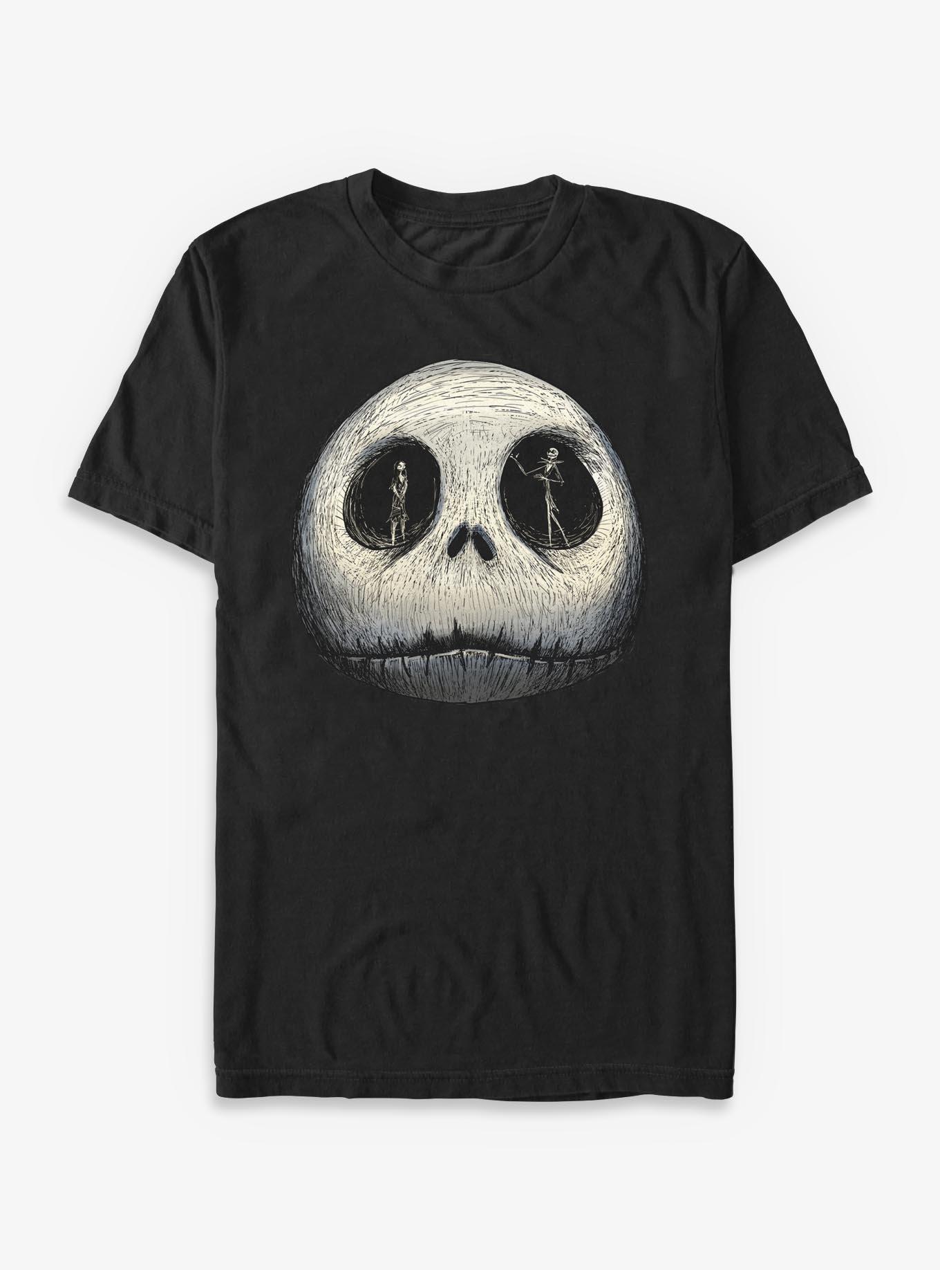 Disney The Nightmare Before Christmas Jack Sally Inside Eyes TShirt T-Shirt | Cute Festive Style | Top Pick For Gifting