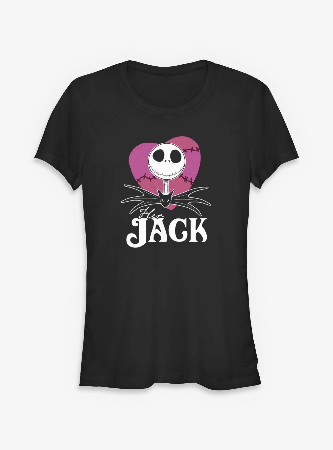 Disney The Nightmare Before Christmas Her Jack Girls TShirt T-Shirt | Fan Favorite Artwork | Great For Christmas Season