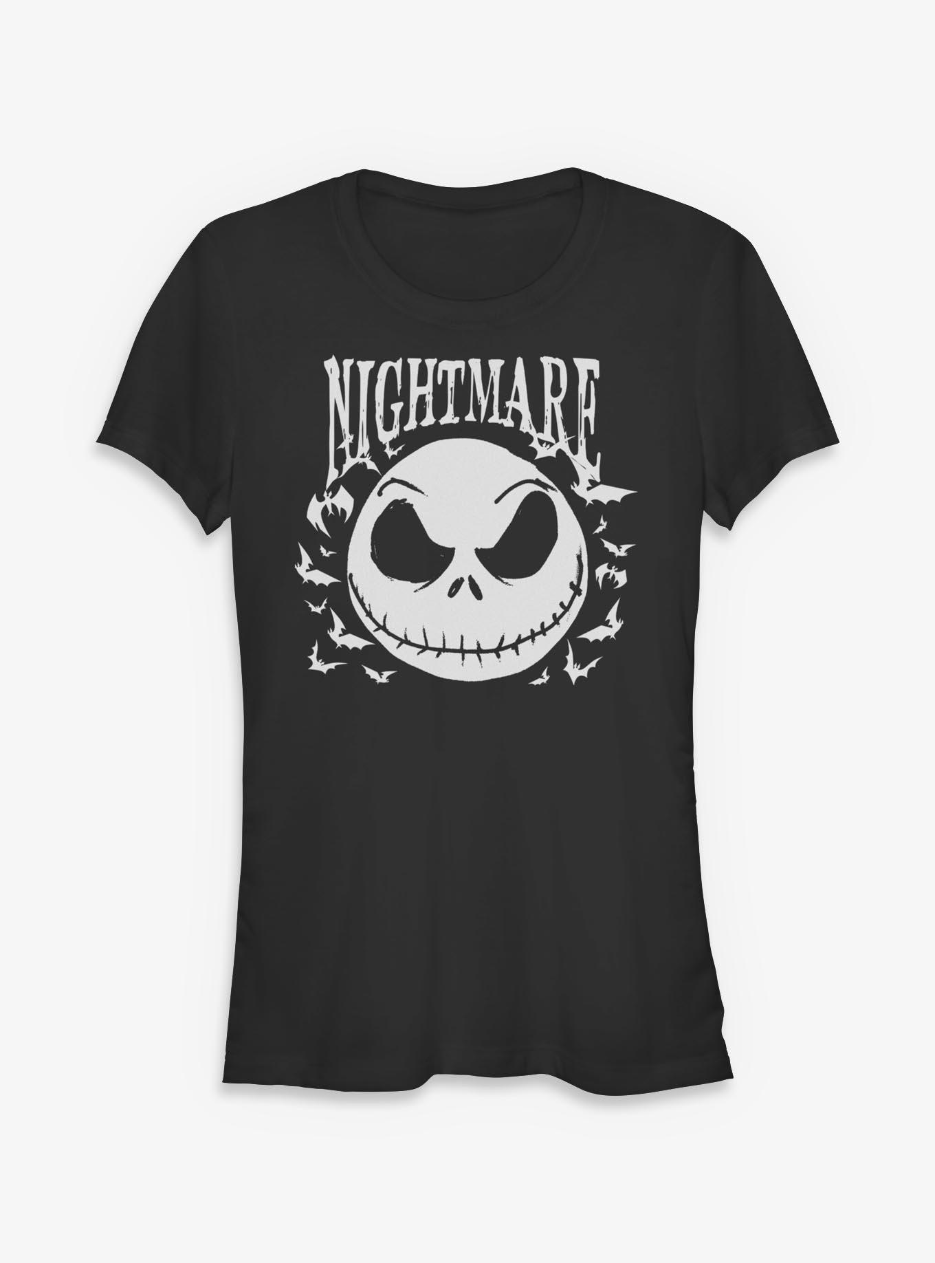 Disney The Nightmare Before Christmas Nightmare Jack Girls TShirt T-Shirt | Vintage Christmas Look | Great For Christmas Season
