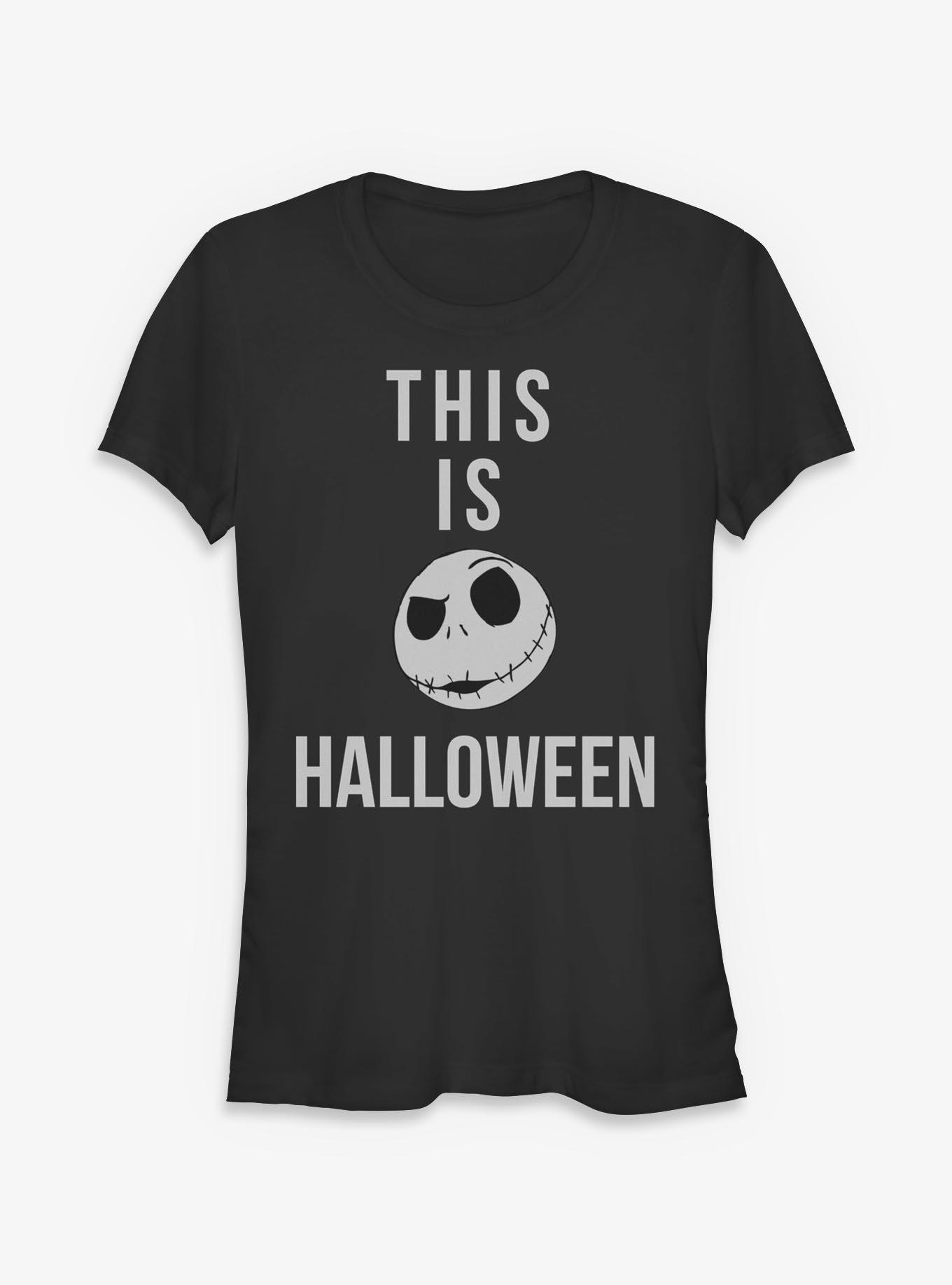Disney The Nightmare Before Christmas Jack This Is Halloween Girls T-Shirt