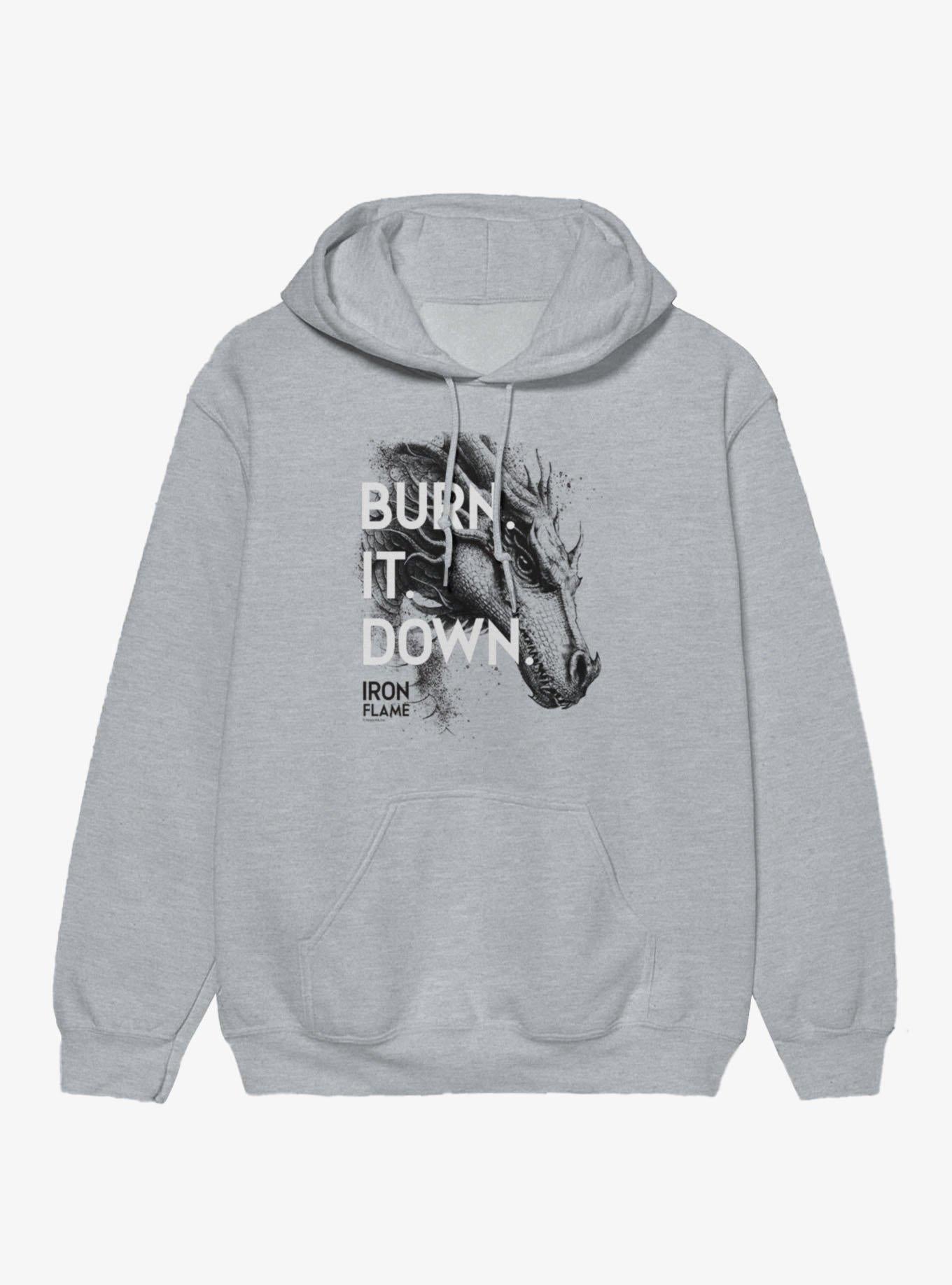 Iron Flame Dragon Burn It Down Hoodie Hot Topic Exclusive
