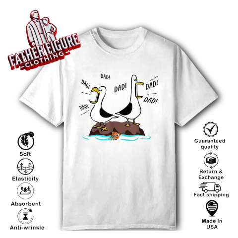 Dad Dad Dad Seagull Father Day T Shirt