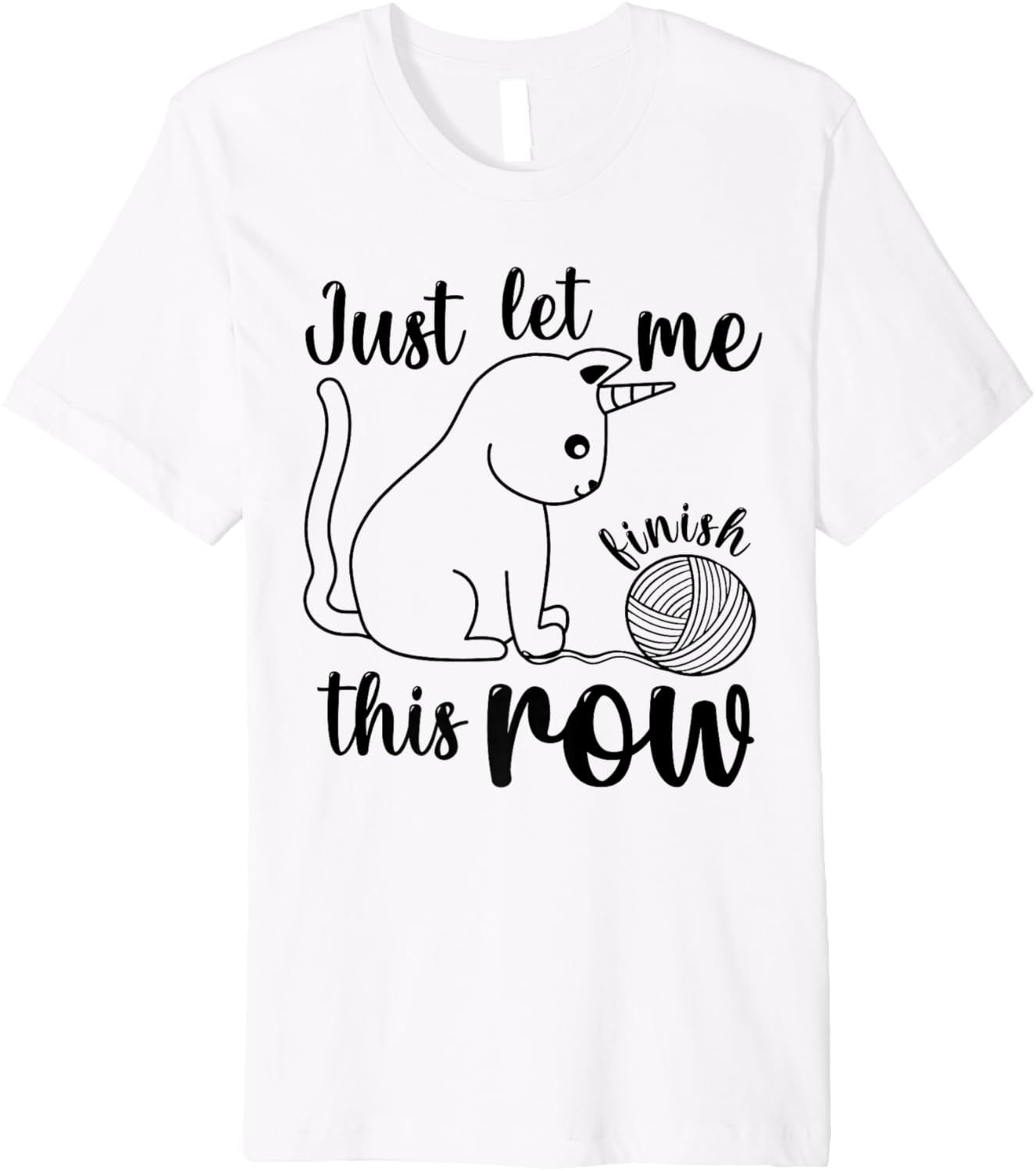 Knitting Crochet Crocheting Cute Unicorn Yarn Mom Women Girl Premium