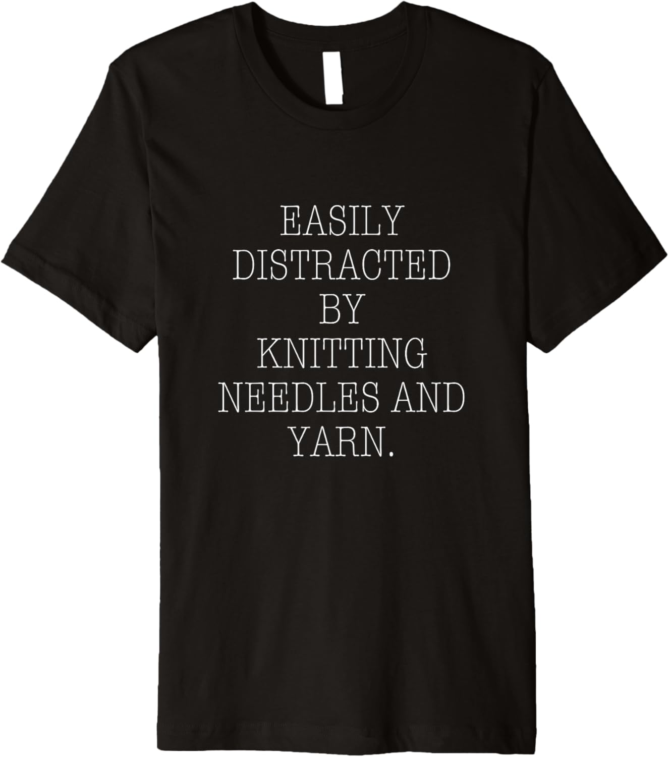 Knitting Easily Distracted By Knitting Needles And Yarn Premium