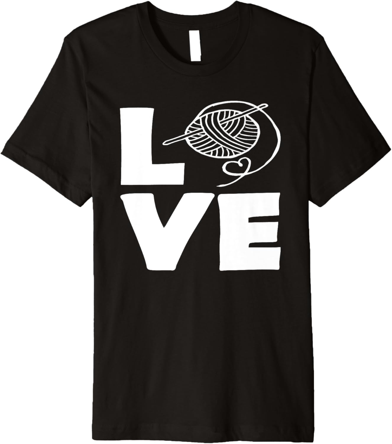 Knitting Love Yarn Needle Hobby Knitting Premium