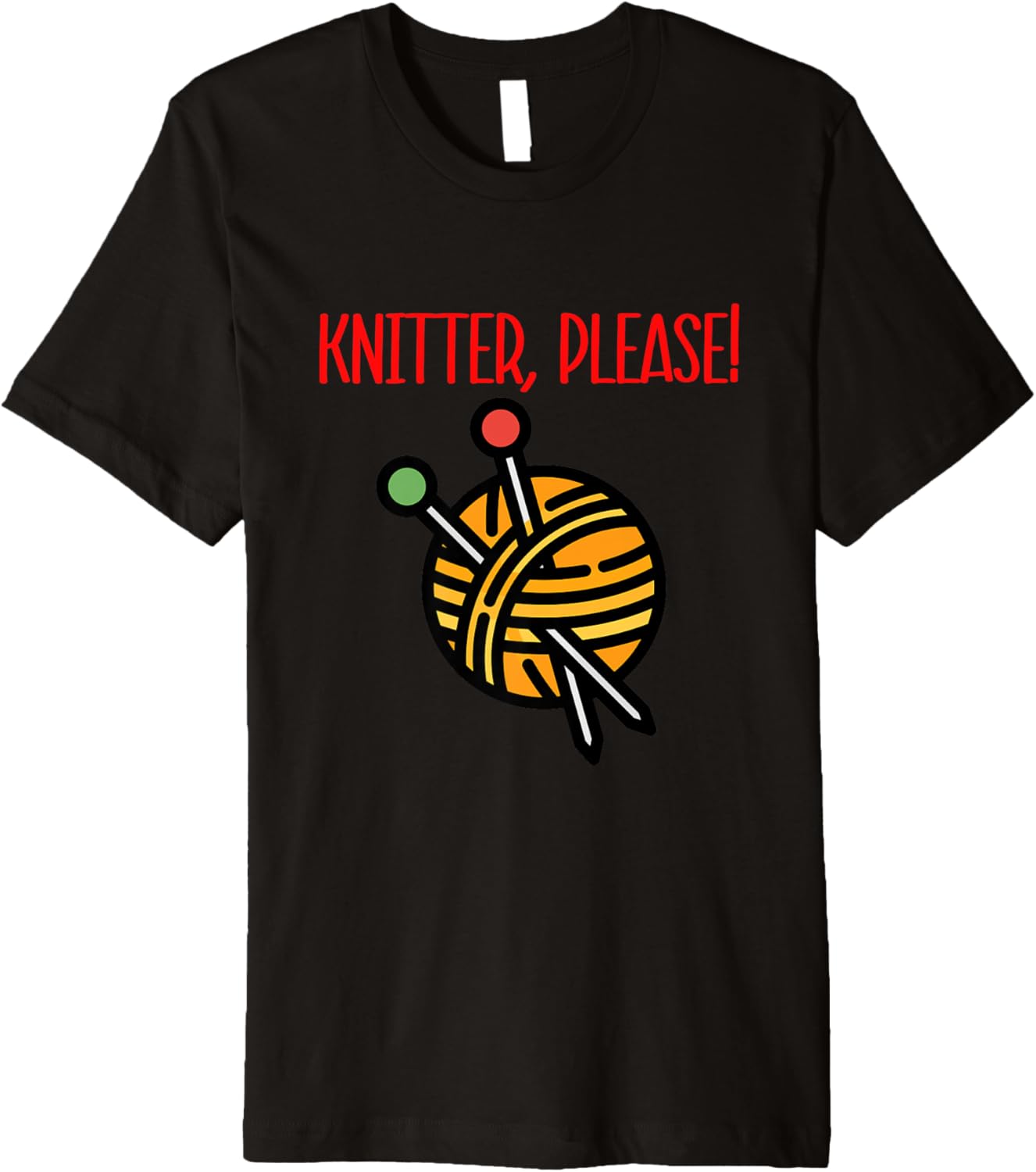 Knitters Please, Yarn and Knitting Needle Design Premium