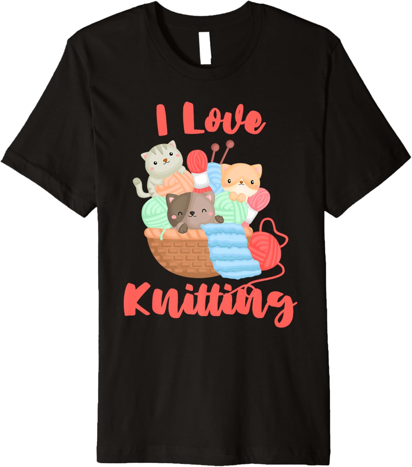 Knitting Knit Knitter Yarn Wool Creating Knitted Wear Premium