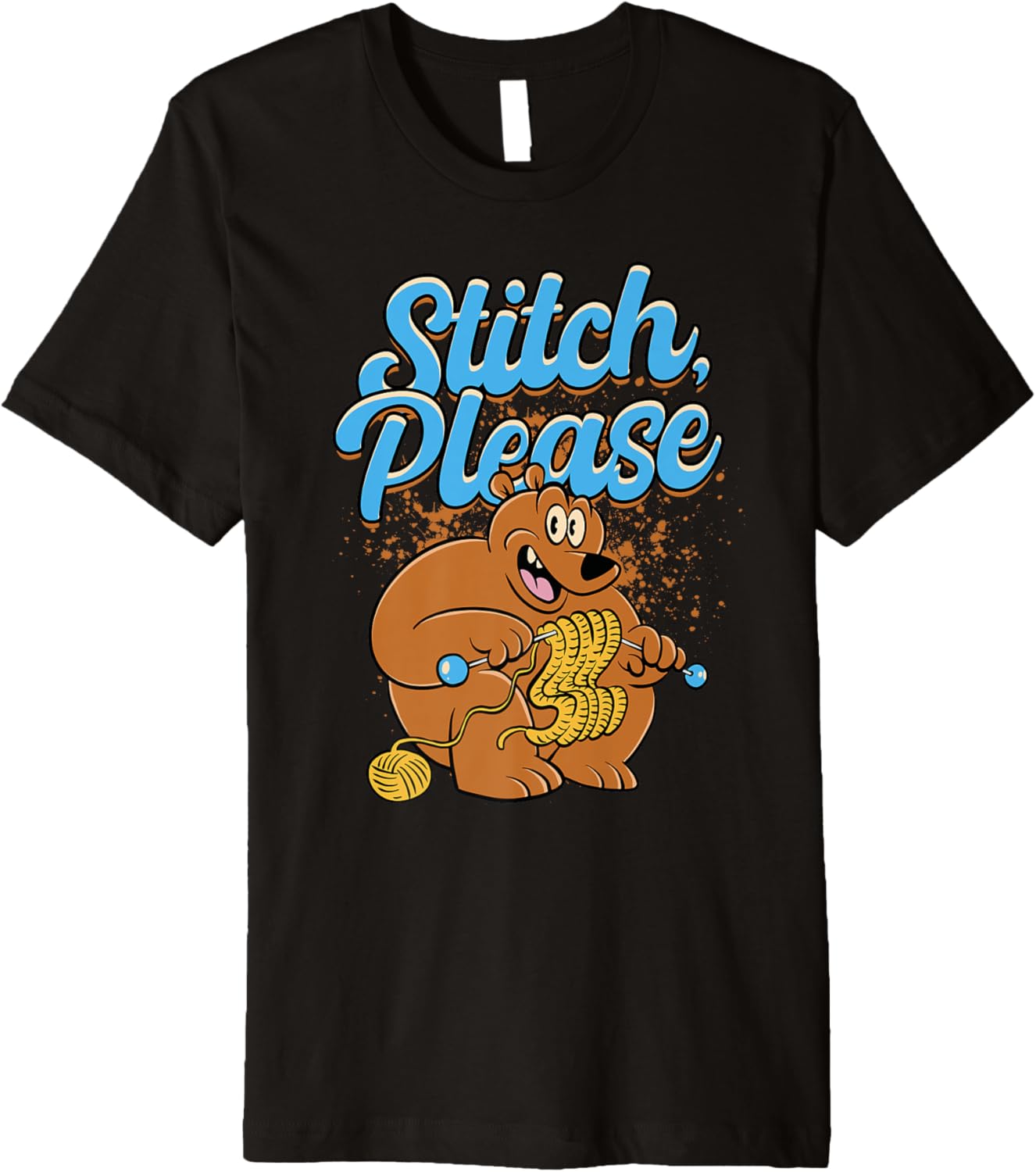 Knitting Yarn Knitter Stitch please Premium