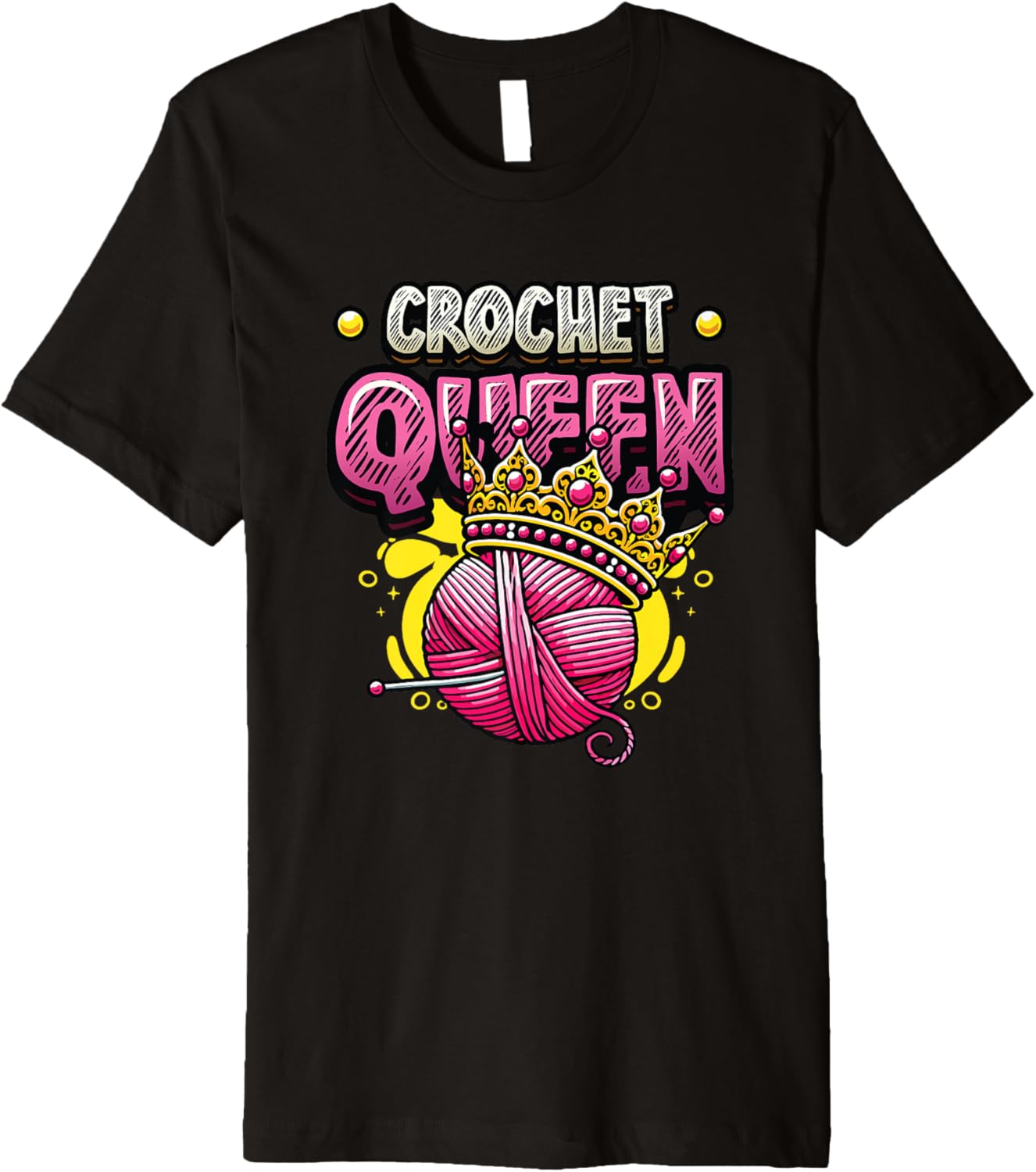 Crochet Queen Yarn Crocheting Premium