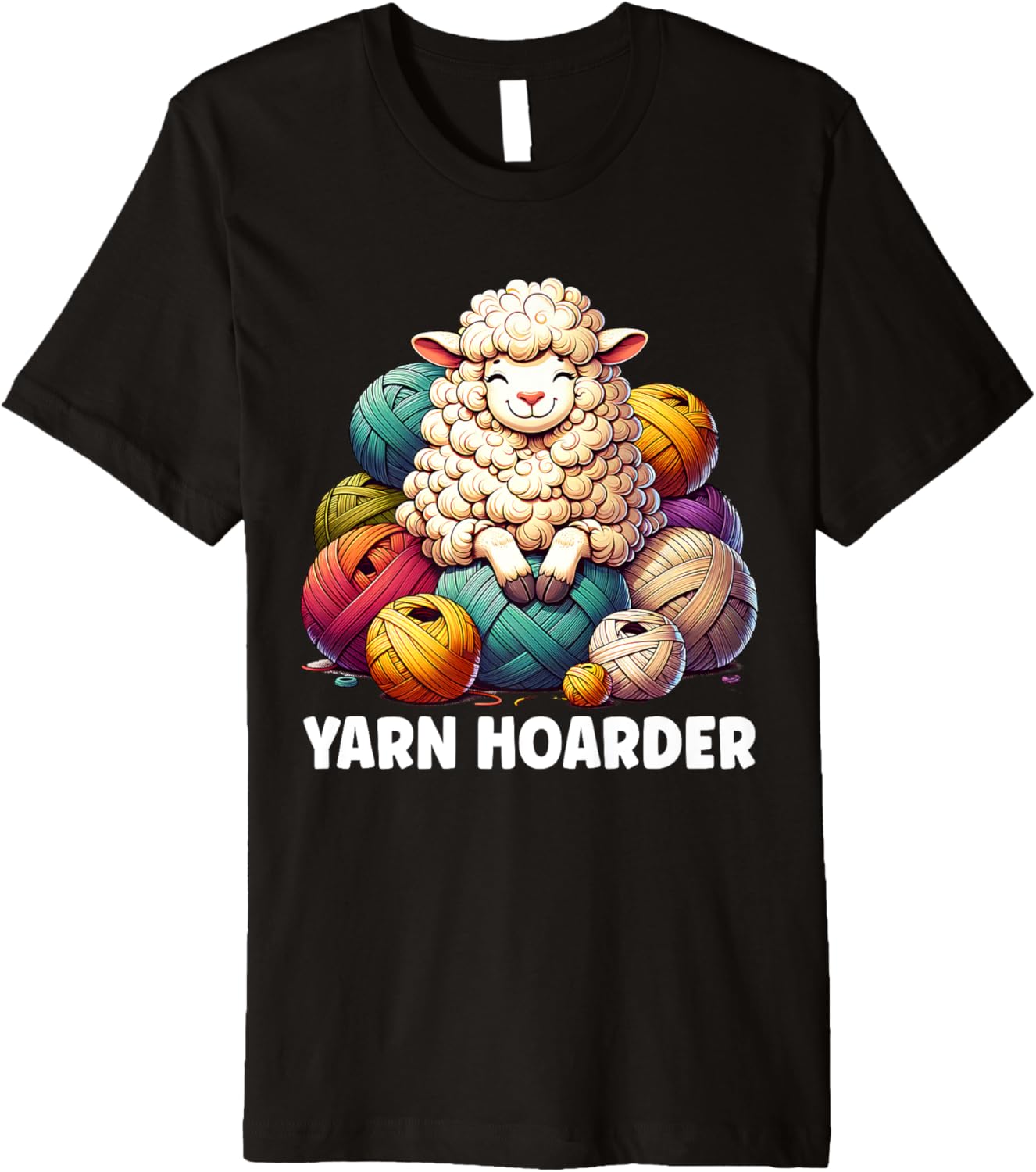 Wool Lover Handmade Crochet Sheep Yarn Hoarder Knitting Premium