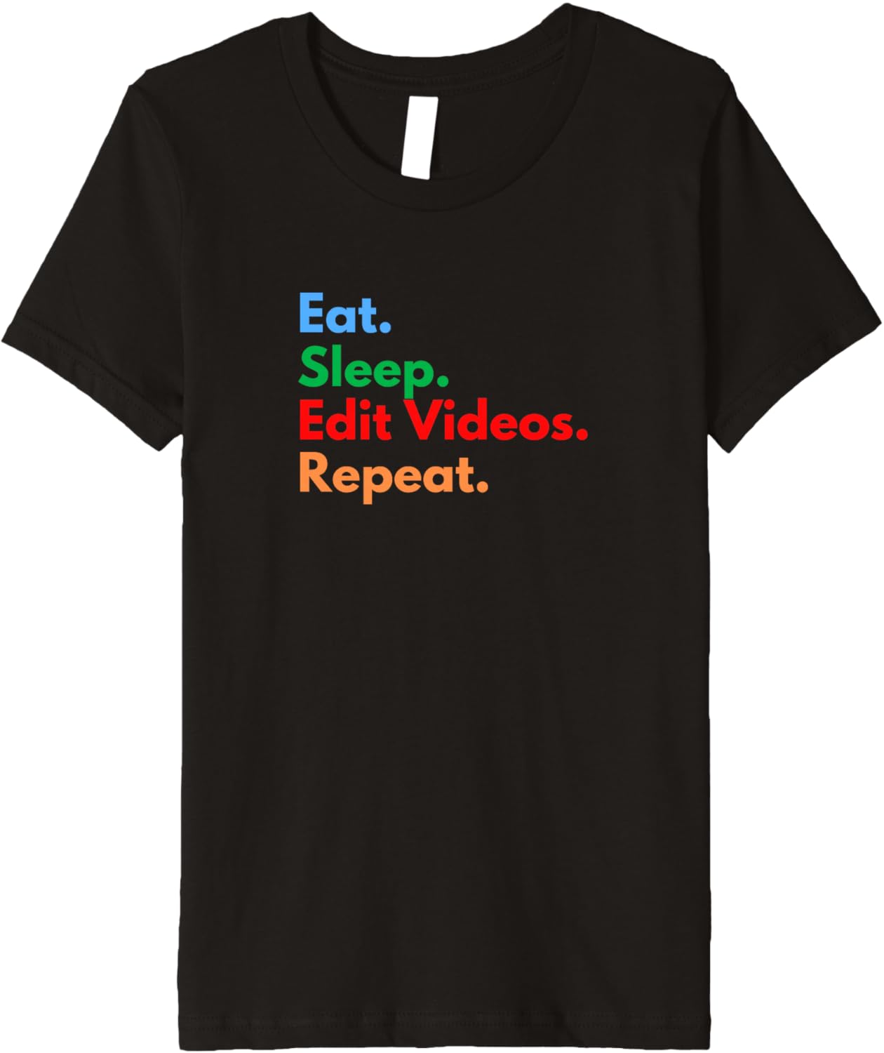 Eat Sleep Edit Videos Repeat for Video Editors & Filmmakers Premium