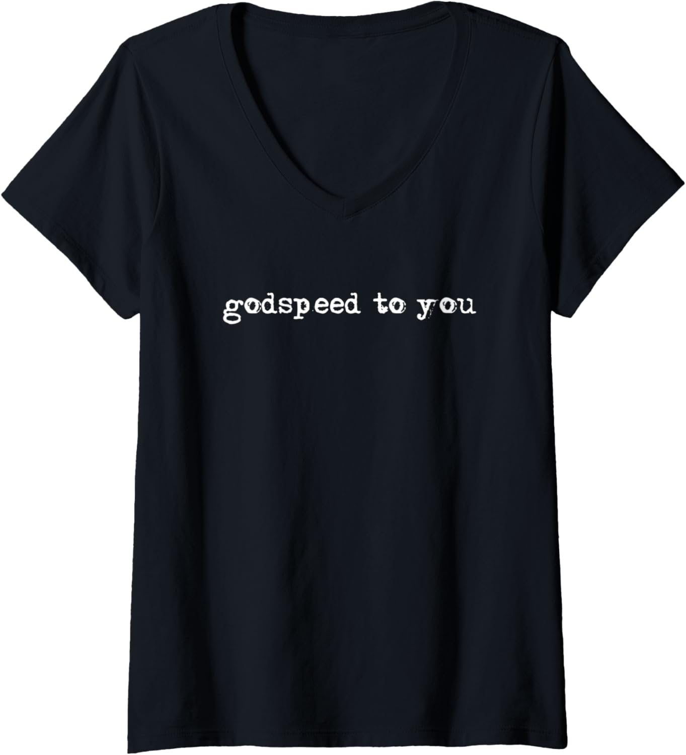 Womens Godspeed To You V Neck