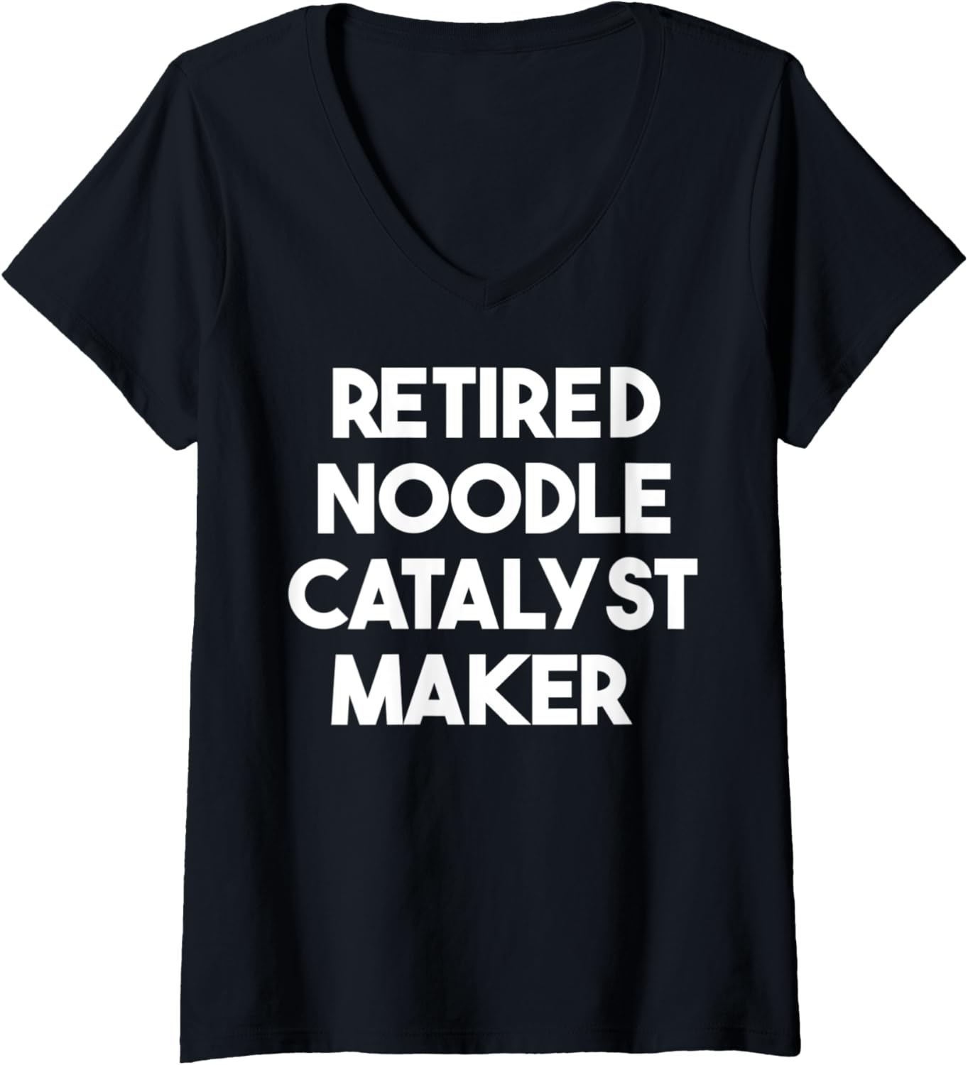 Womens Retired Noodle Catalyst Maker V-Neck