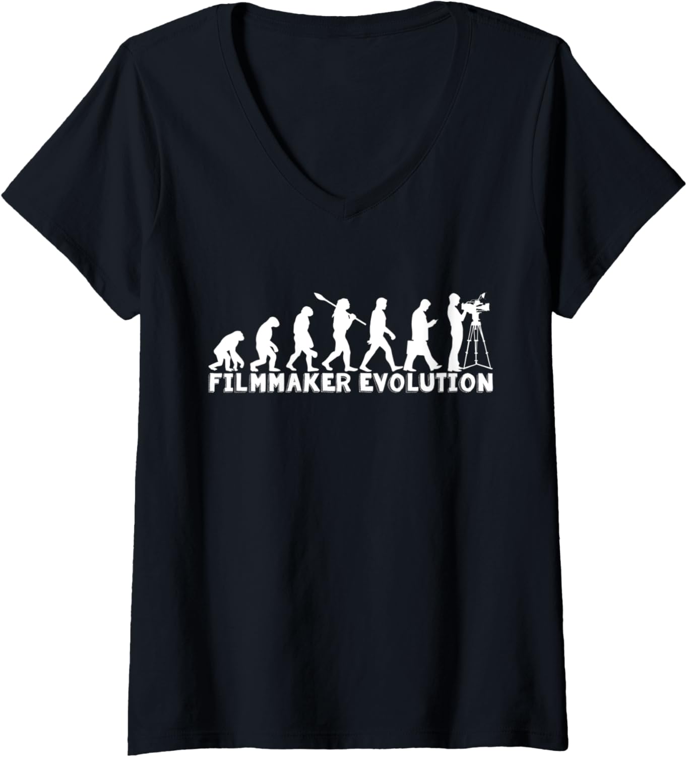 Womens Filmmaker Evolution Filmmaker V-Neck