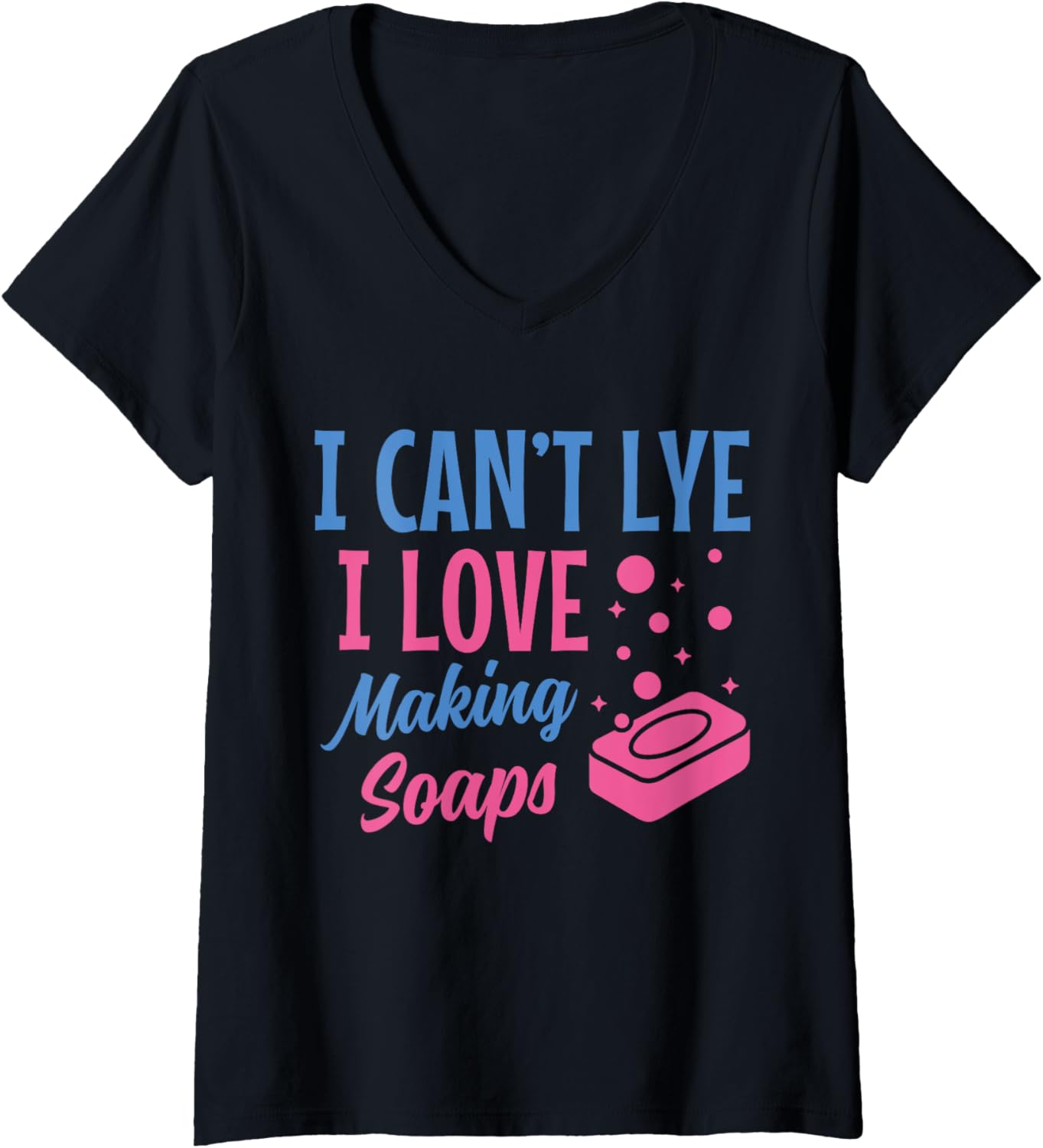 Womens Soap Dealer Funny Soap Maker V-Neck