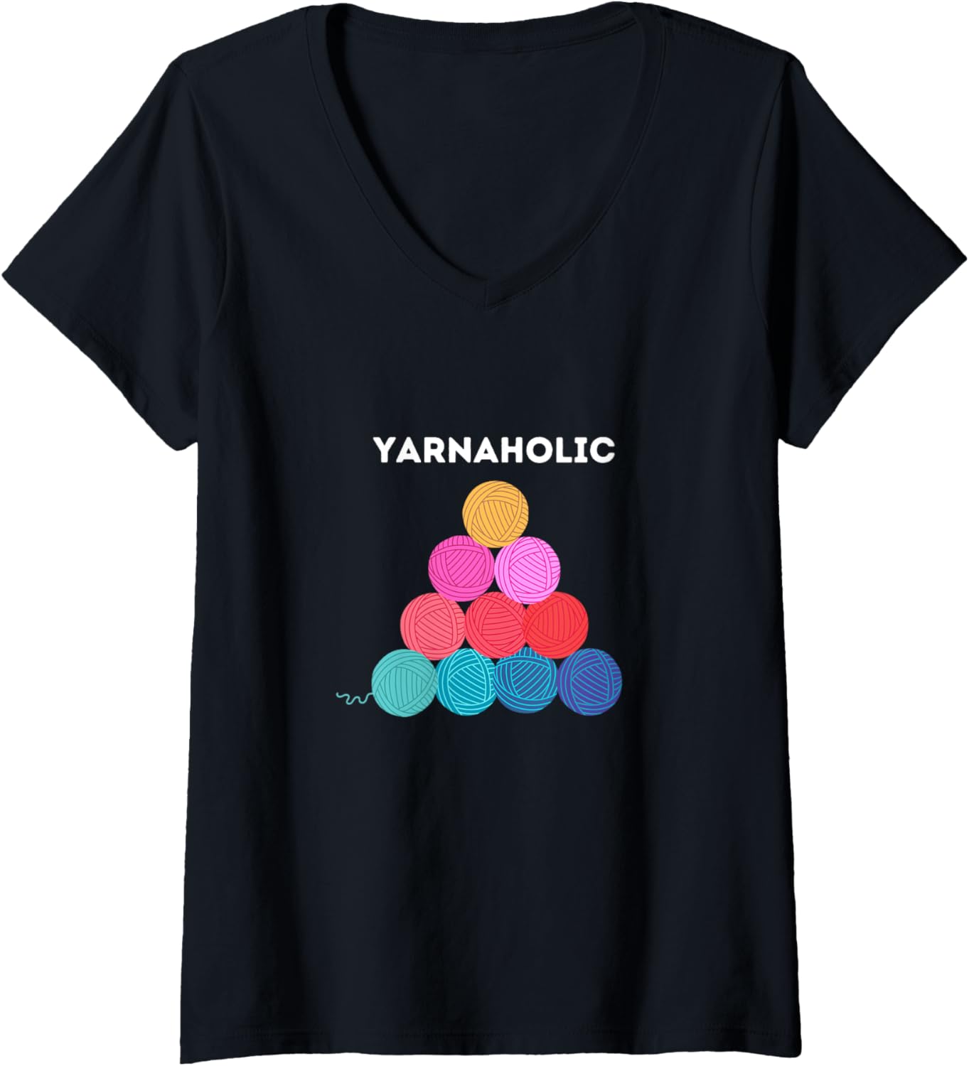 Knitters and Crocheters addicted to yarn V-Neck