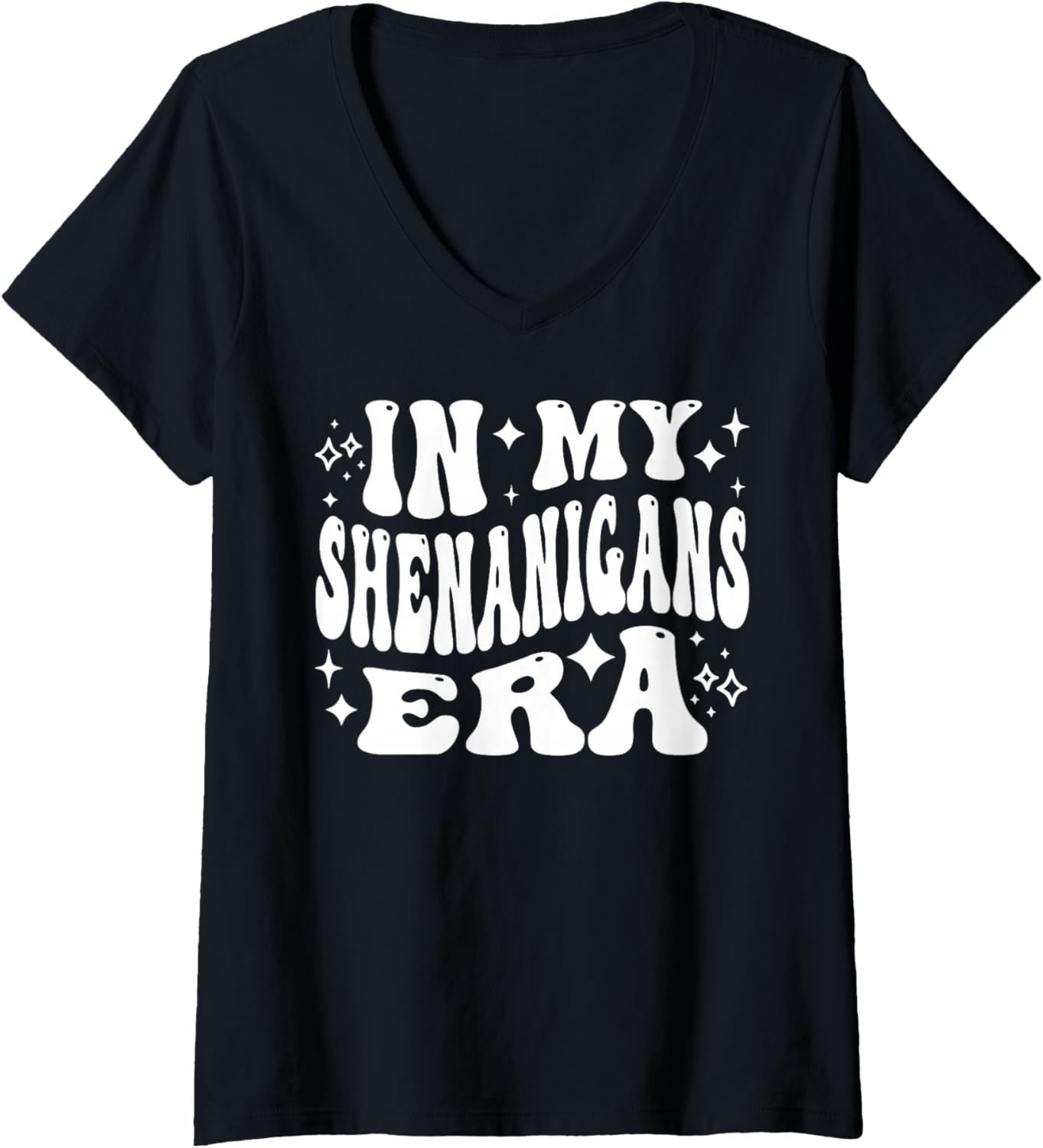 Womens in My Shenanigans Era, Mischief Maker, Prankster, Funny V-Neck