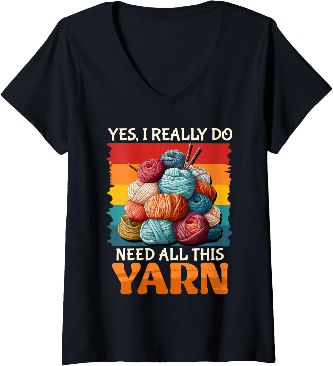 Womens Yarn Collection REALLY NEED ALL THIS YARN Collector V-Neck