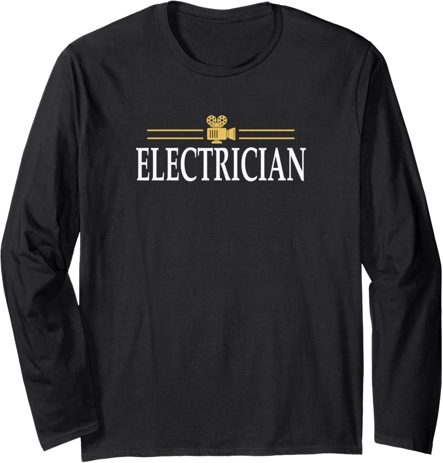 Electrician Film-Crew Filmmaker Shirt Long Sleeve