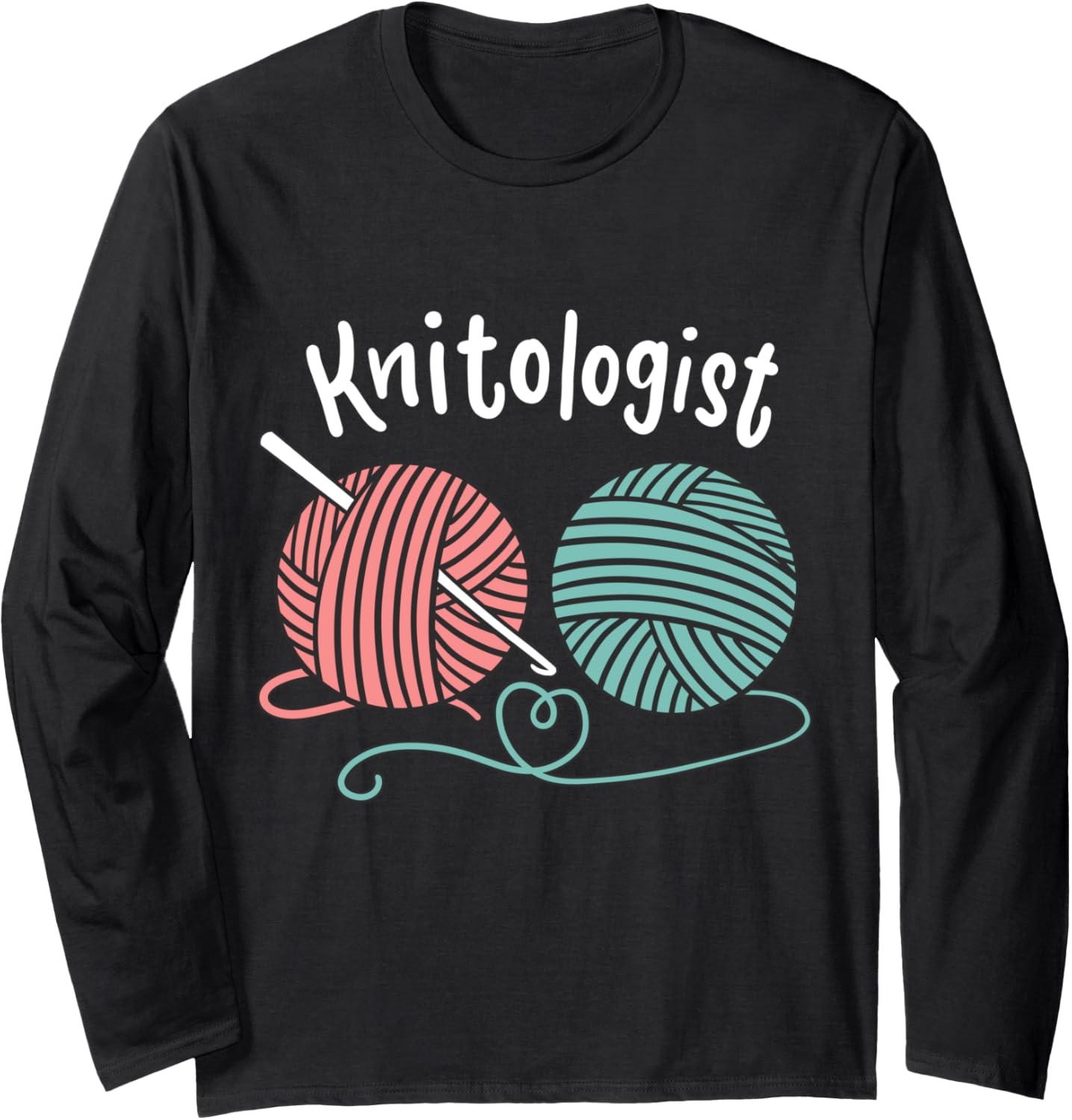 Knitting Knitter Yarn Long Sleeve