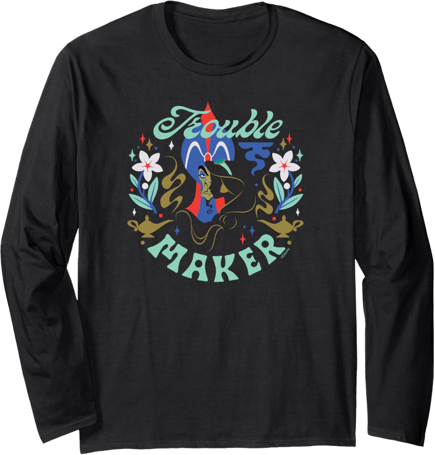 Disney Princess Aladdin Jasmine and Jafar Trouble Maker Long Sleeve