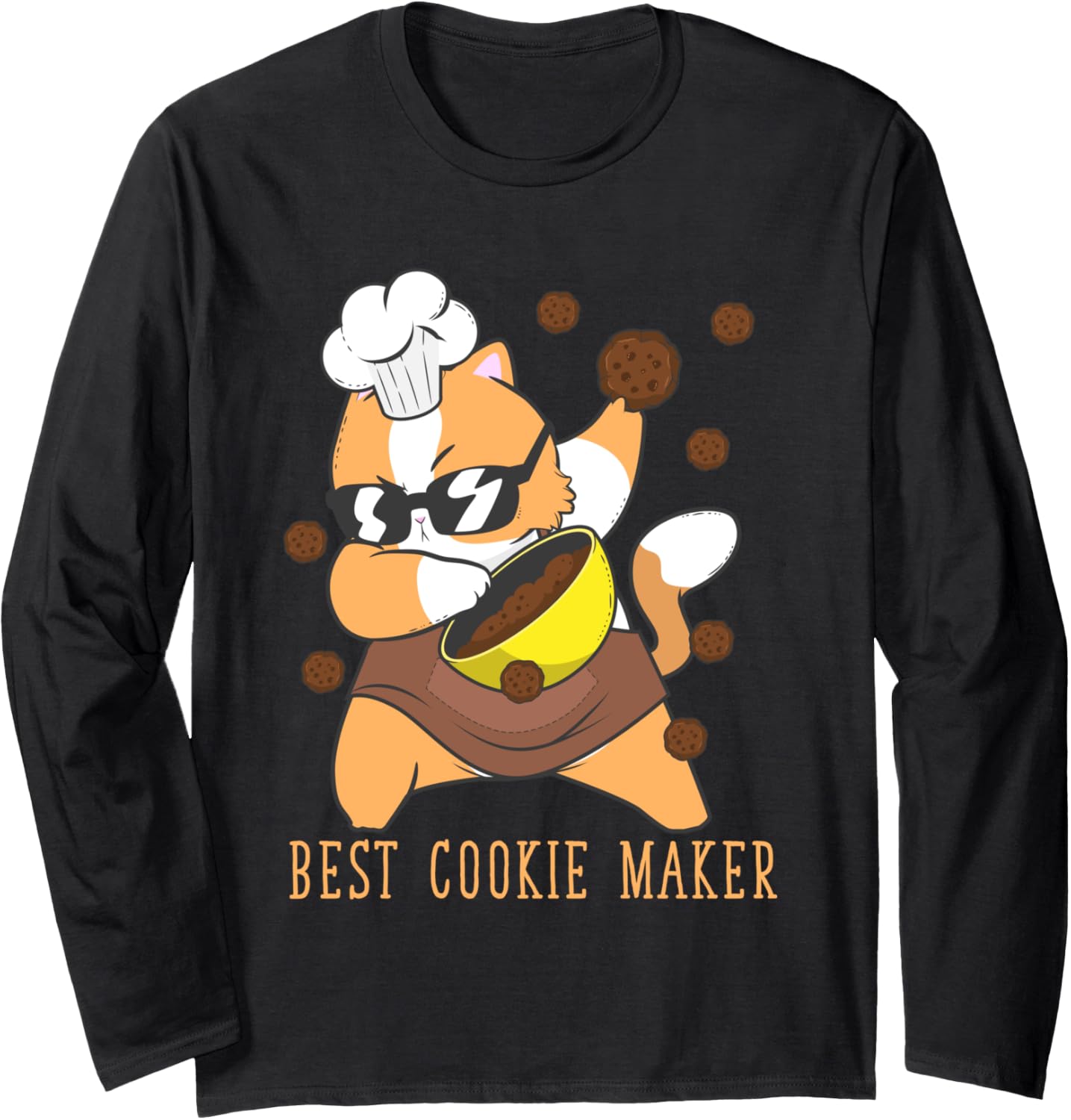 Best Cookie Maker Baking Hobby Long Sleeve