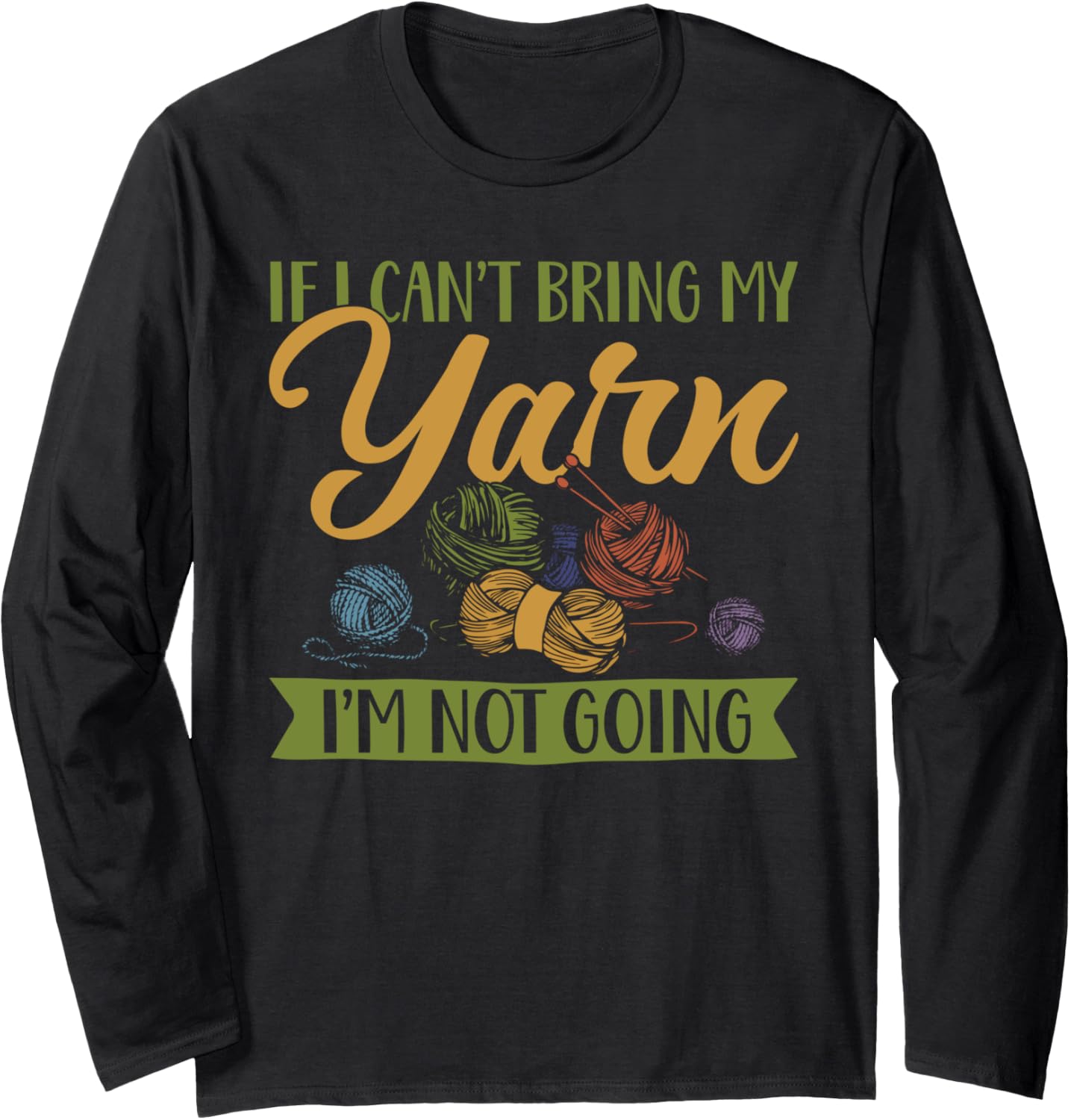 Crocheting Knitting Yarn Funny Crocheting Long Sleeve