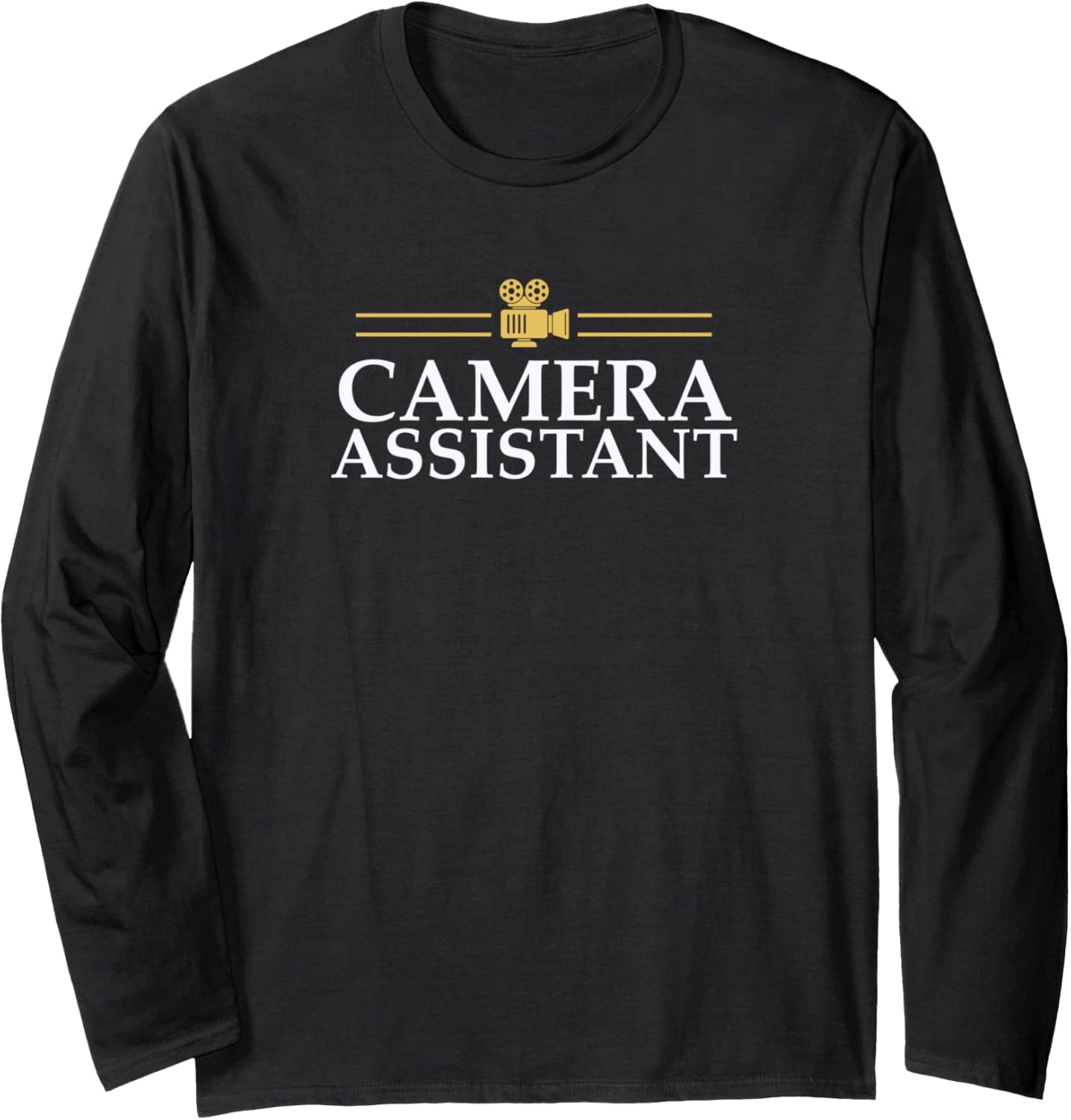 Camera Assistant Film-Crew Filmmaker Shirt Long Sleeve