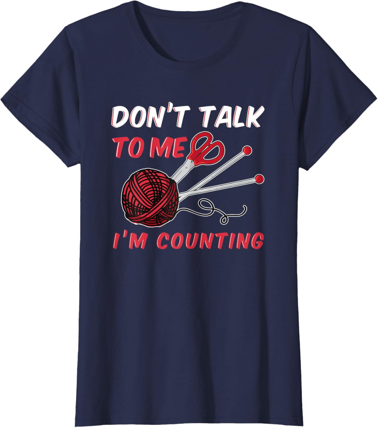 Womens Funny Knit & Crochet Yarn Design